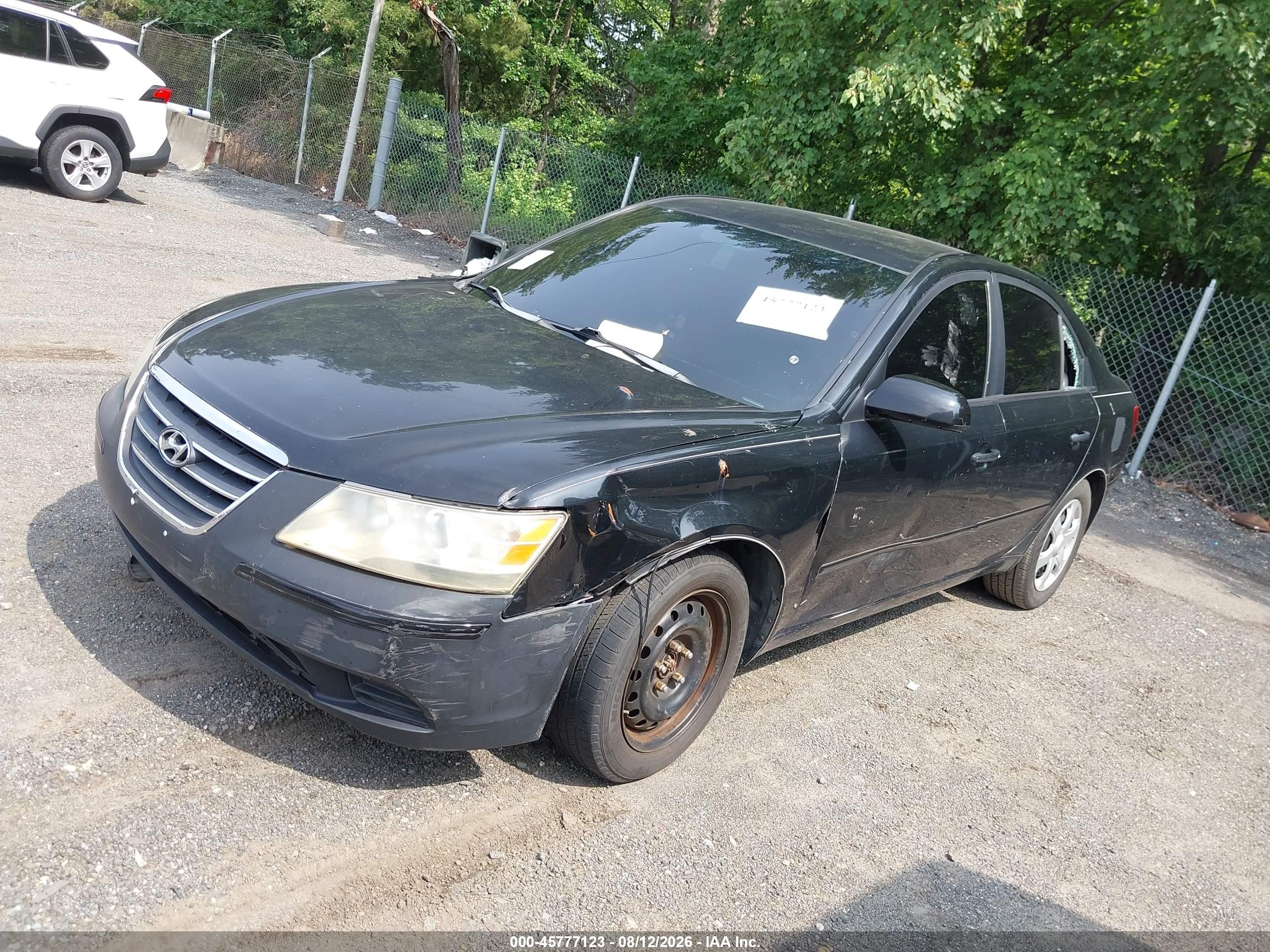 2010 Hyundai Sonata Gls Black vin: 5NPET4AC5AH576569