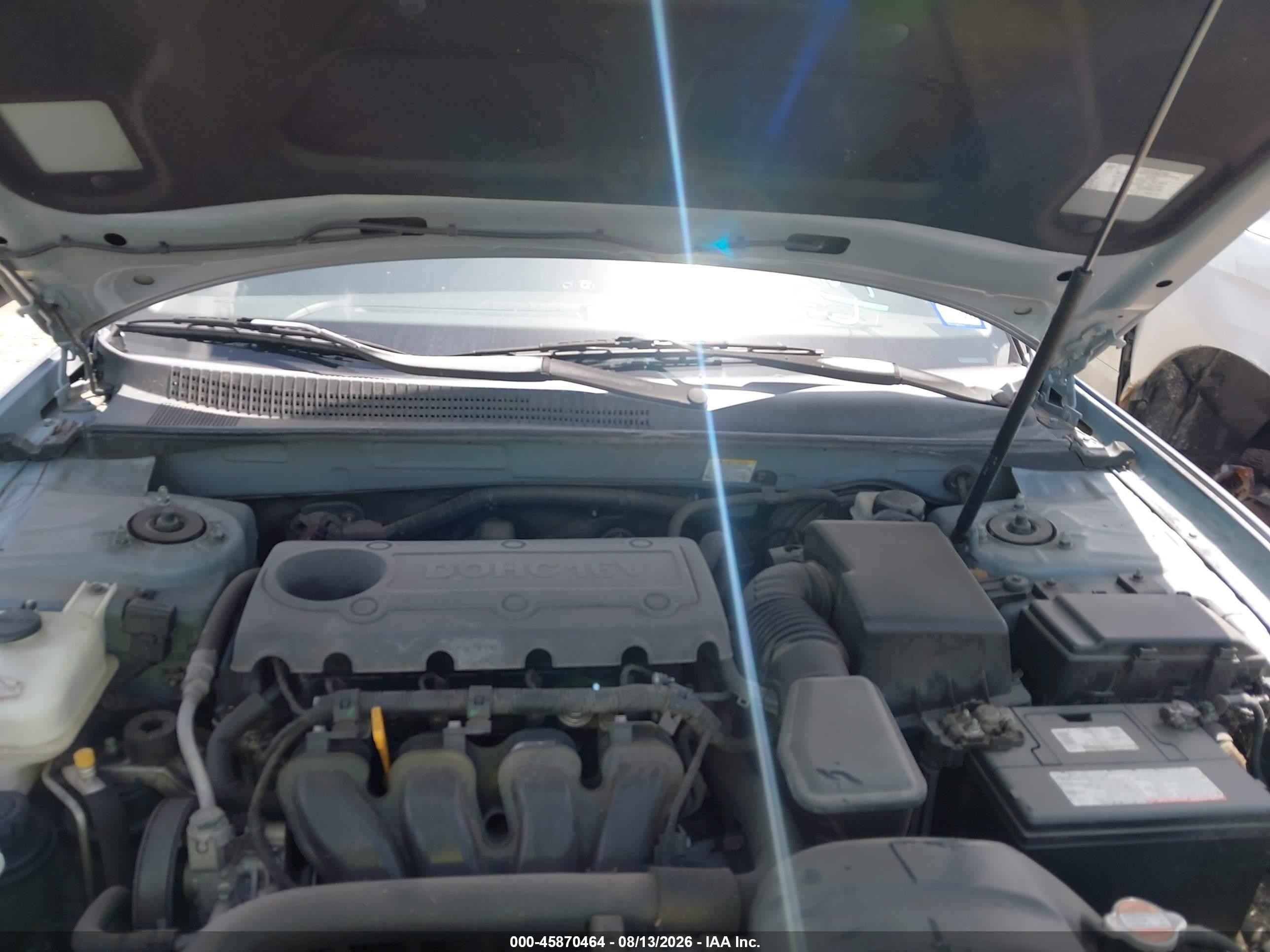 2010 Hyundai Sonata Gls Light Blue vin: 5NPET4AC5AH581206