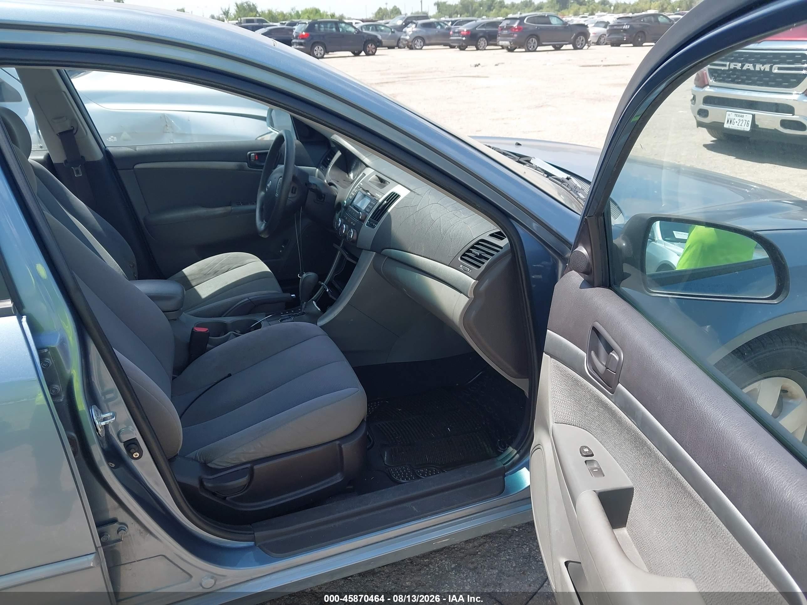 2010 Hyundai Sonata Gls Light Blue vin: 5NPET4AC5AH581206