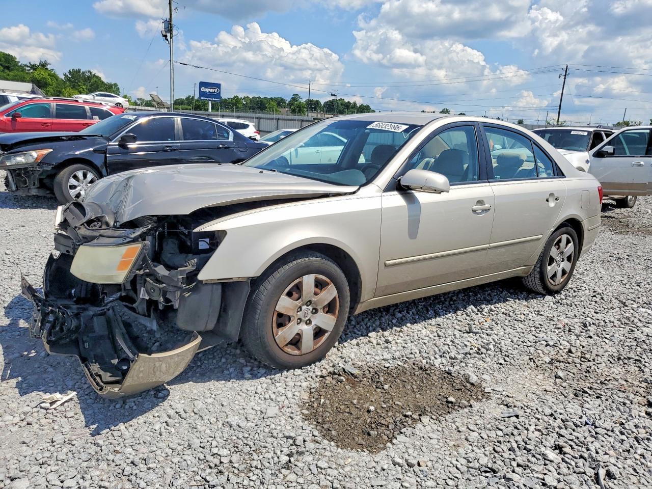 2010 Hyundai Sonata Gls Tan vin: 5NPET4AC5AH588091
