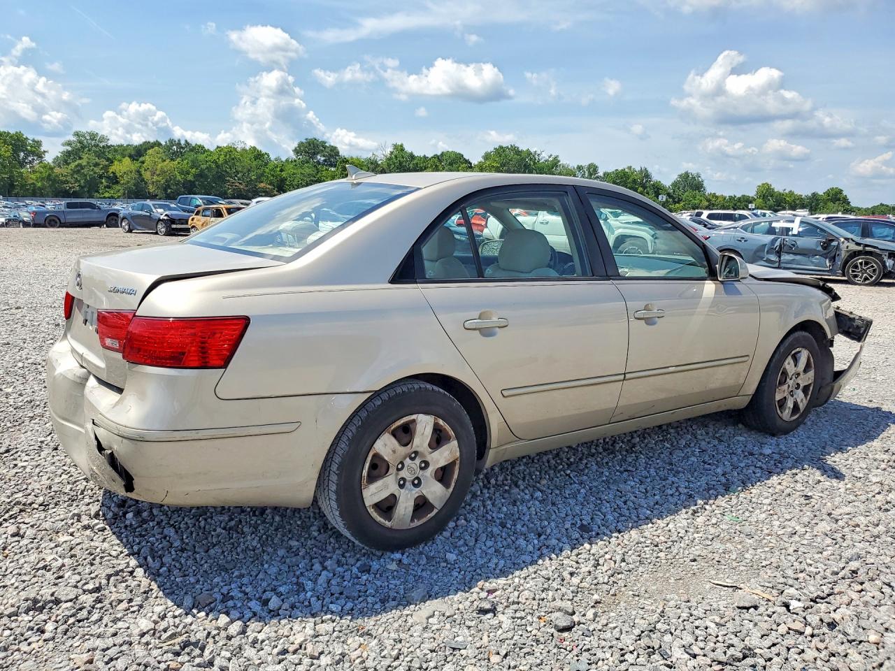 2010 Hyundai Sonata Gls Tan vin: 5NPET4AC5AH588091