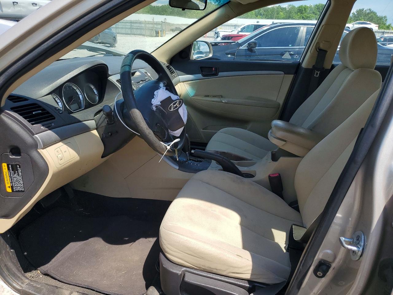 2010 Hyundai Sonata Gls Tan vin: 5NPET4AC5AH588091