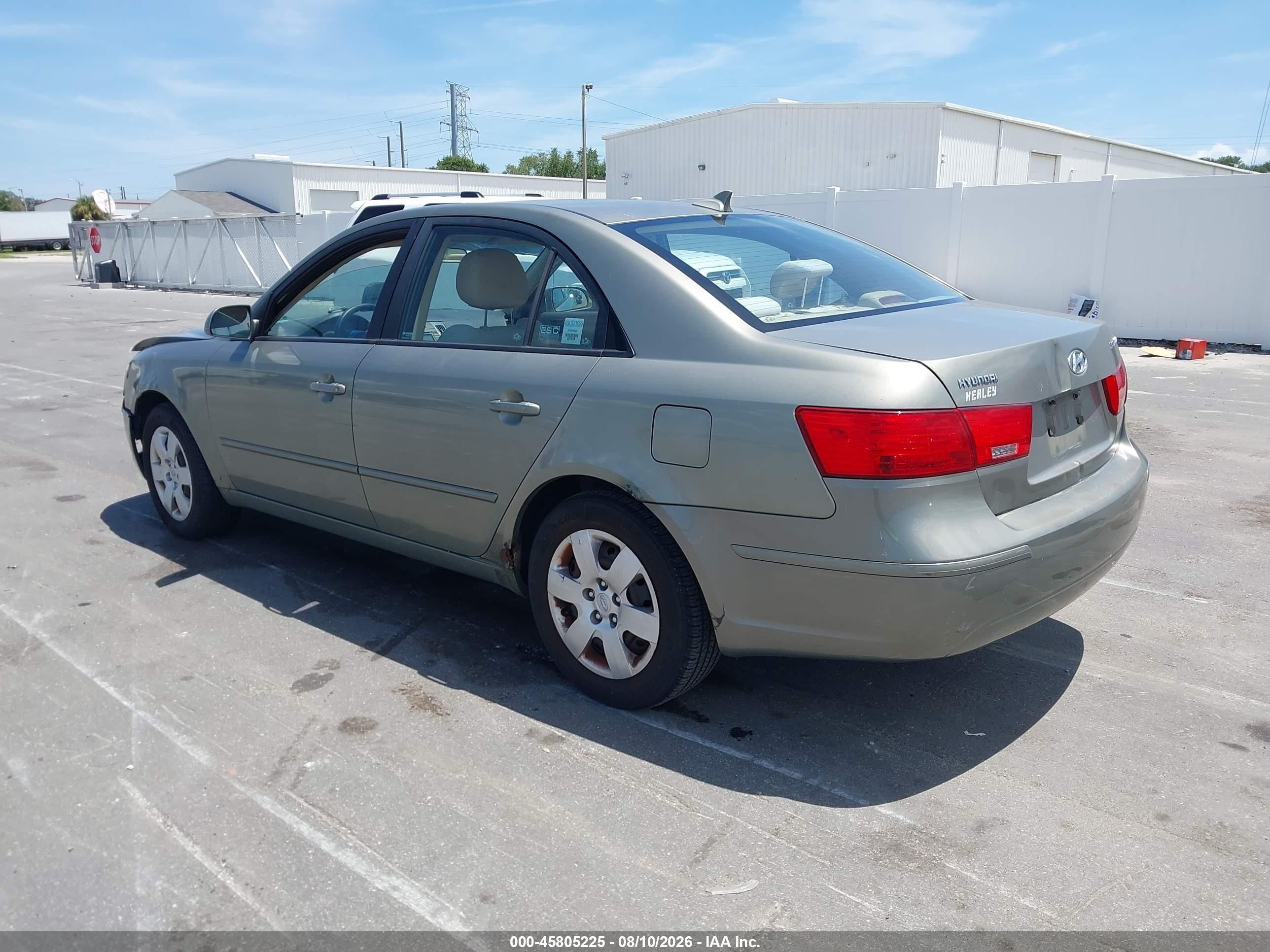 2010 Hyundai Sonata Gls Green vin: 5NPET4AC5AH594537