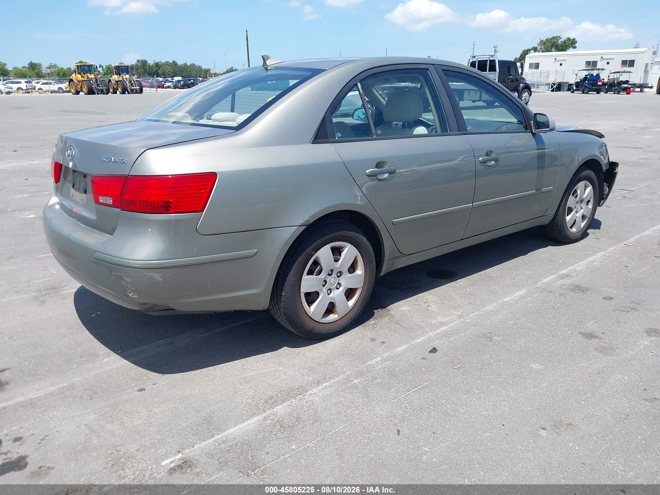 2010 Hyundai Sonata Gls Green vin: 5NPET4AC5AH594537