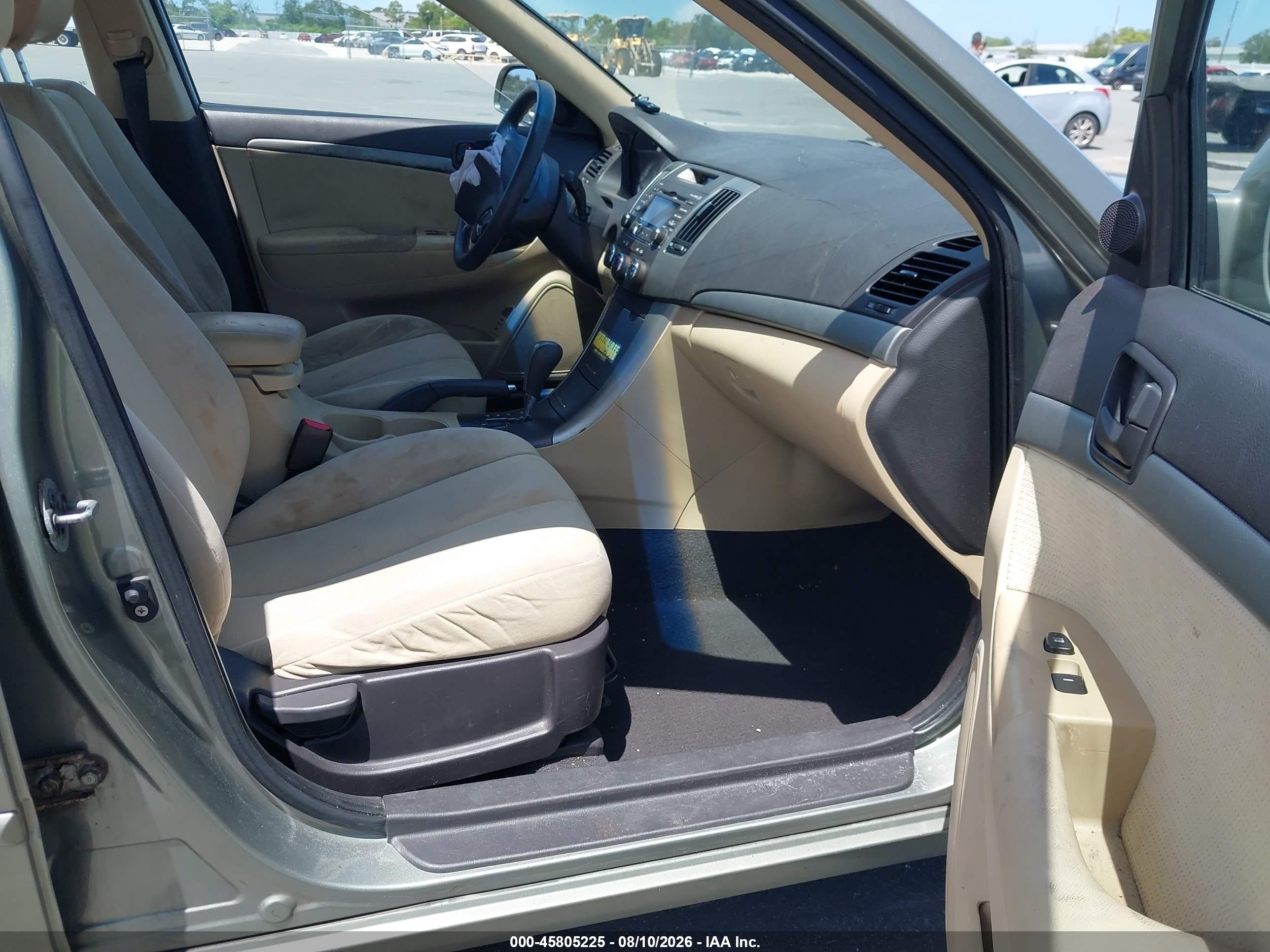 2010 Hyundai Sonata Gls Green vin: 5NPET4AC5AH594537
