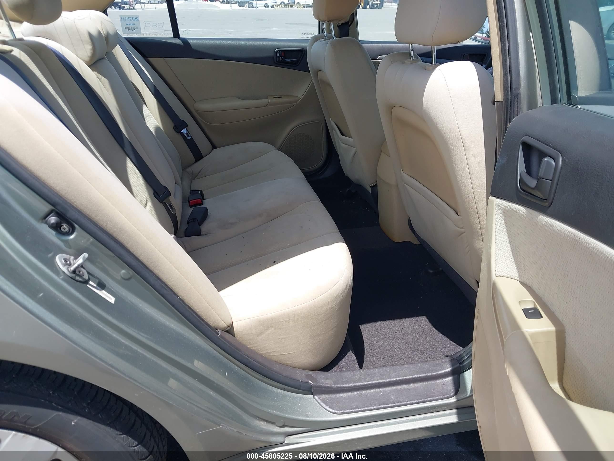 2010 Hyundai Sonata Gls Green vin: 5NPET4AC5AH594537