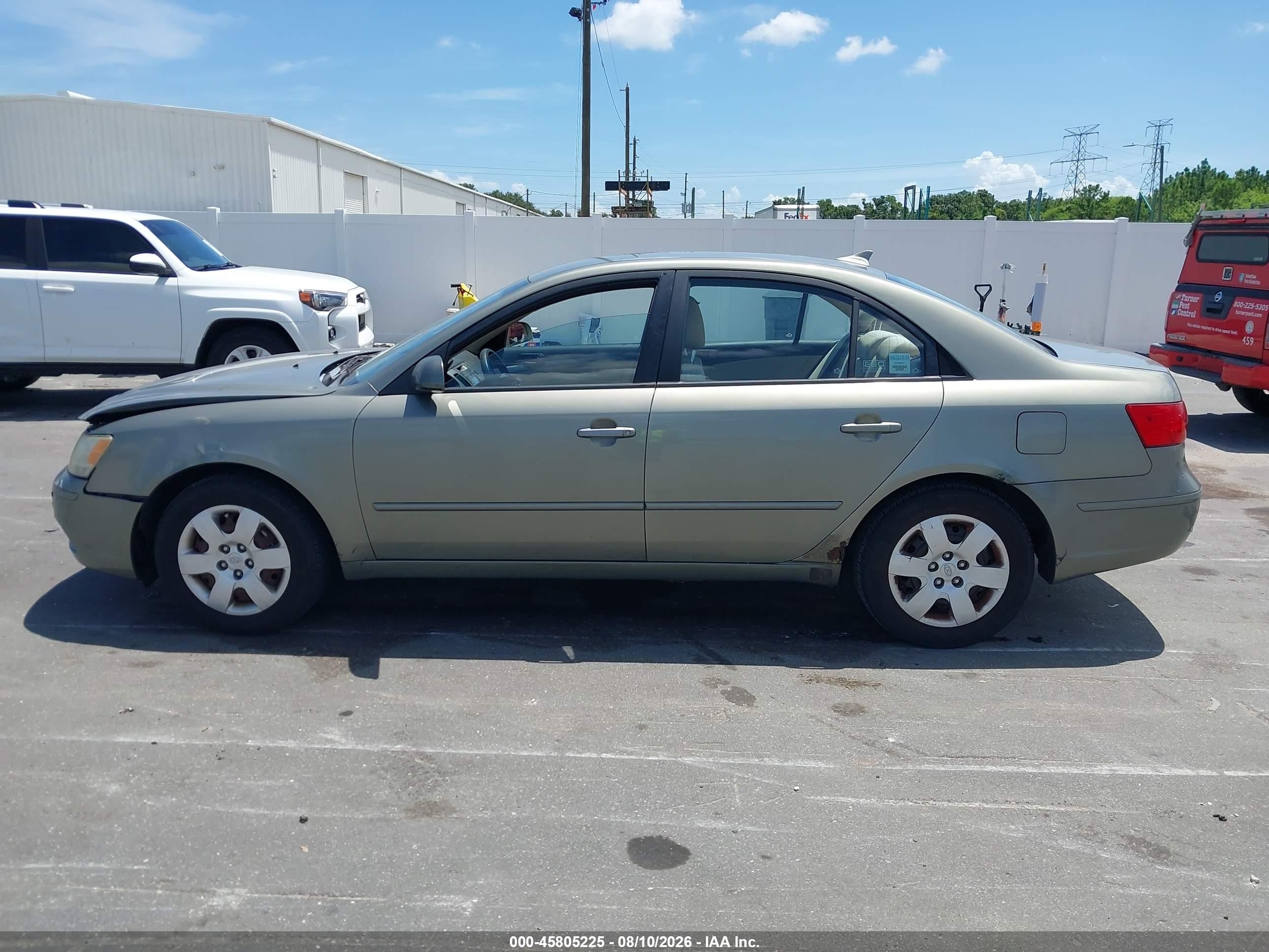 2010 Hyundai Sonata Gls Green vin: 5NPET4AC5AH594537