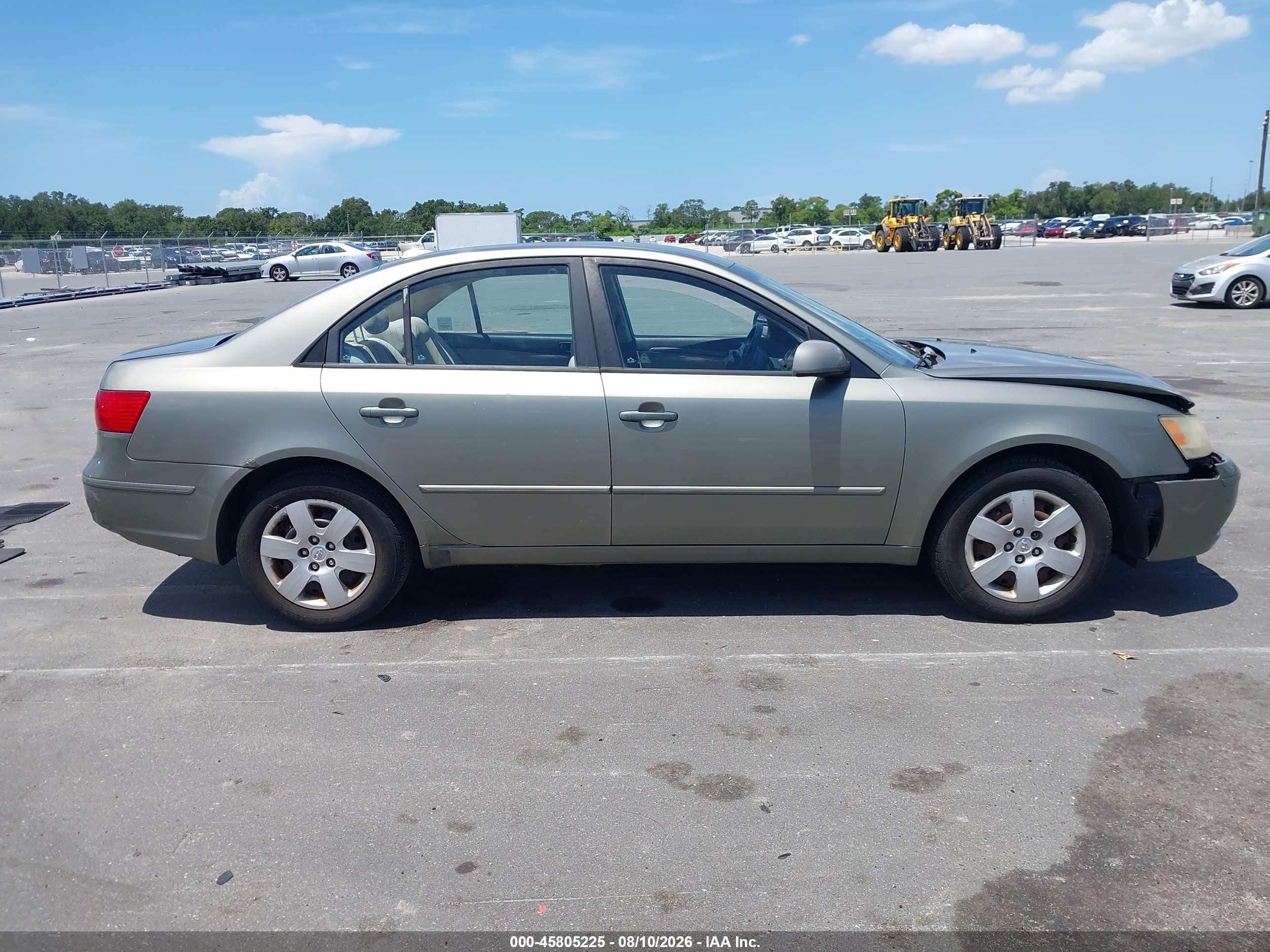 2010 Hyundai Sonata Gls Green vin: 5NPET4AC5AH594537