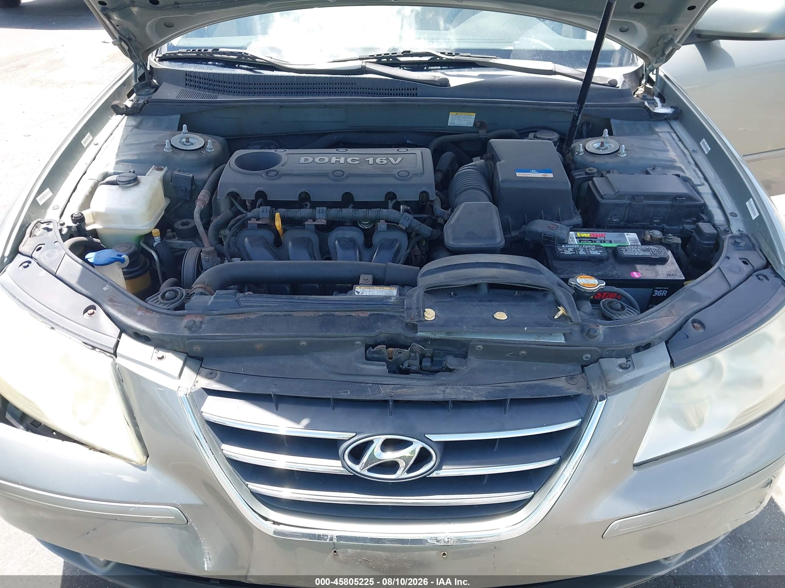 2010 Hyundai Sonata Gls Green vin: 5NPET4AC5AH594537