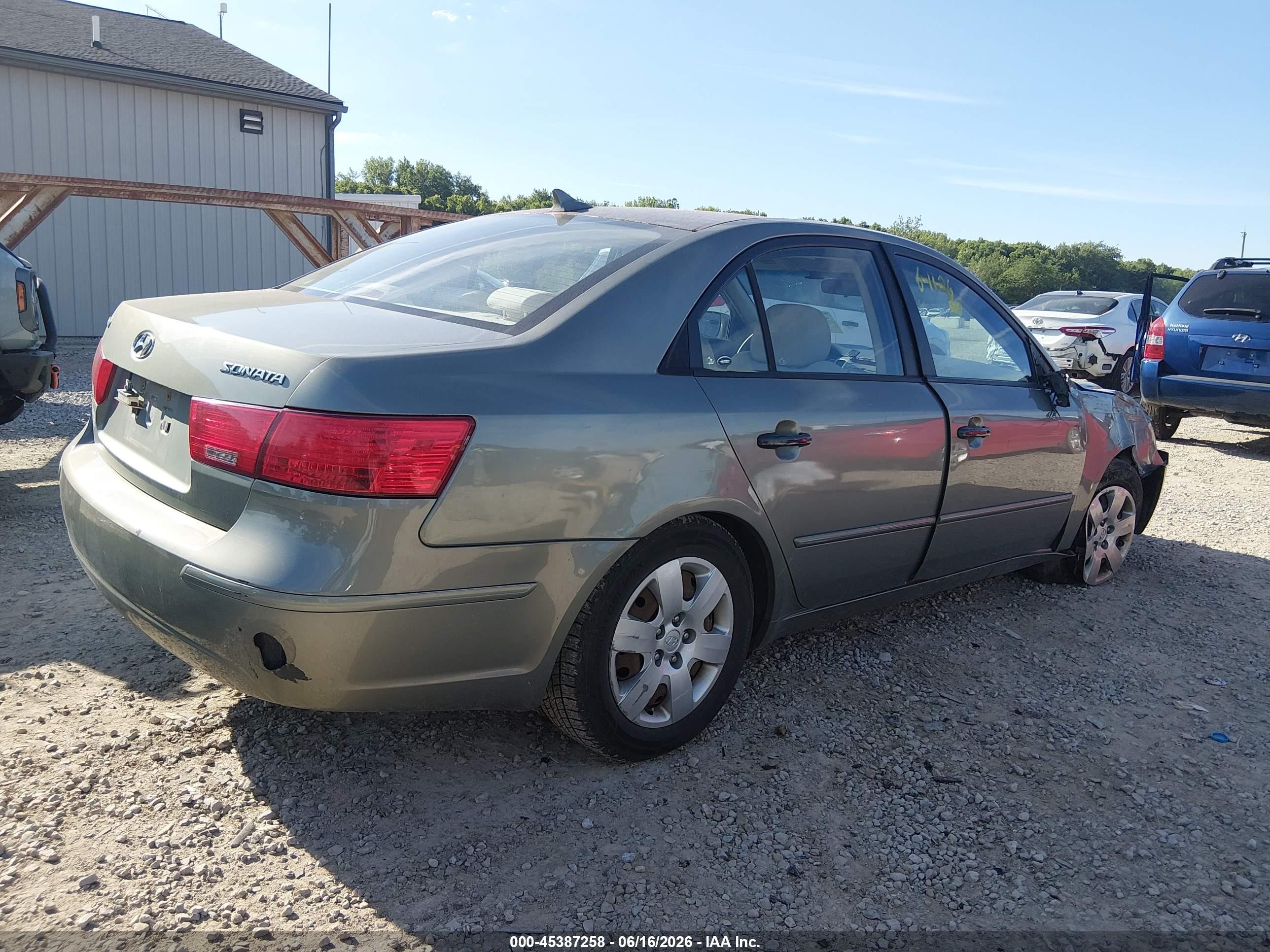 2010 Hyundai Sonata Gls Green vin: 5NPET4AC5AH611482