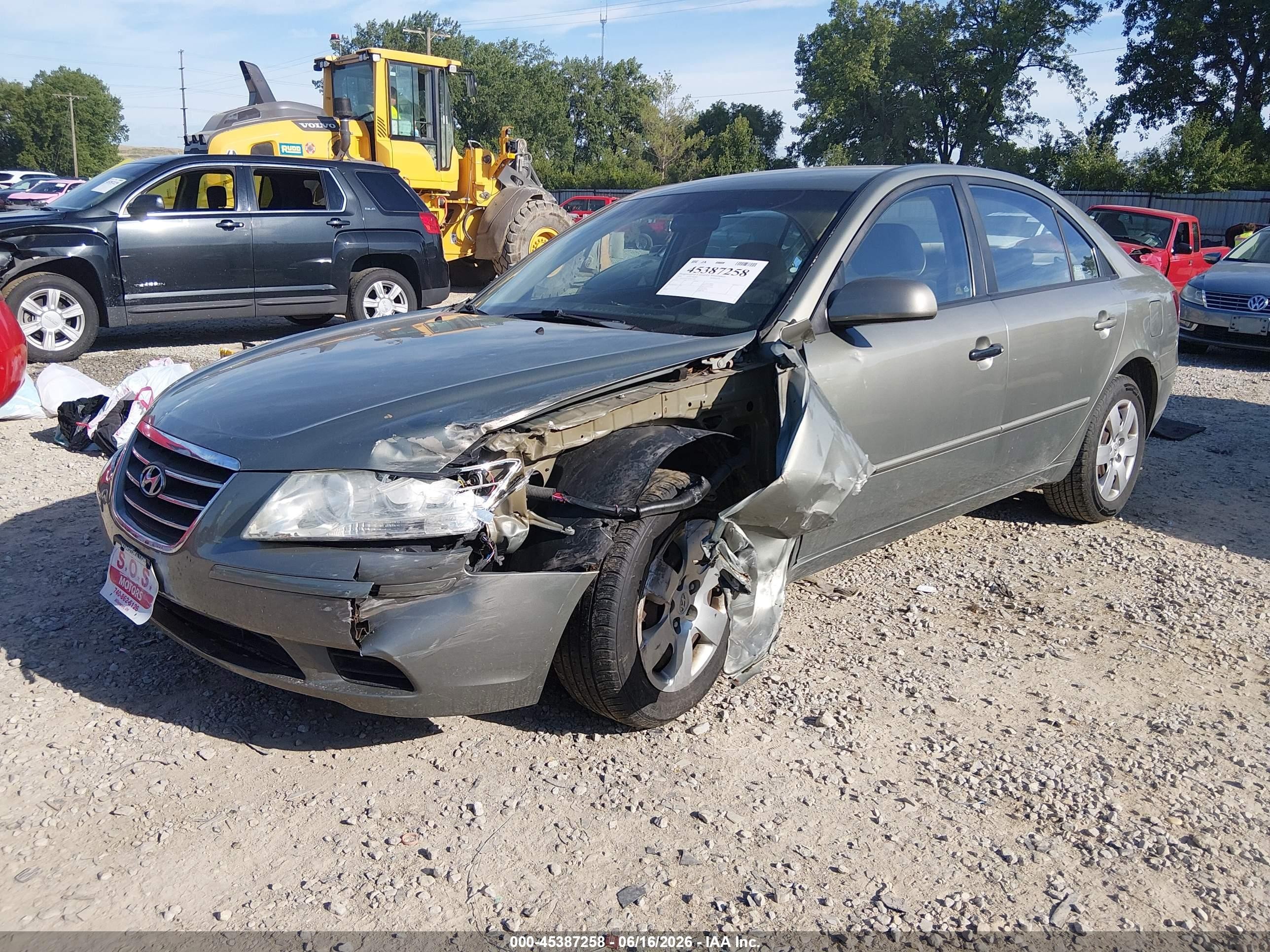 2010 Hyundai Sonata Gls Green vin: 5NPET4AC5AH611482