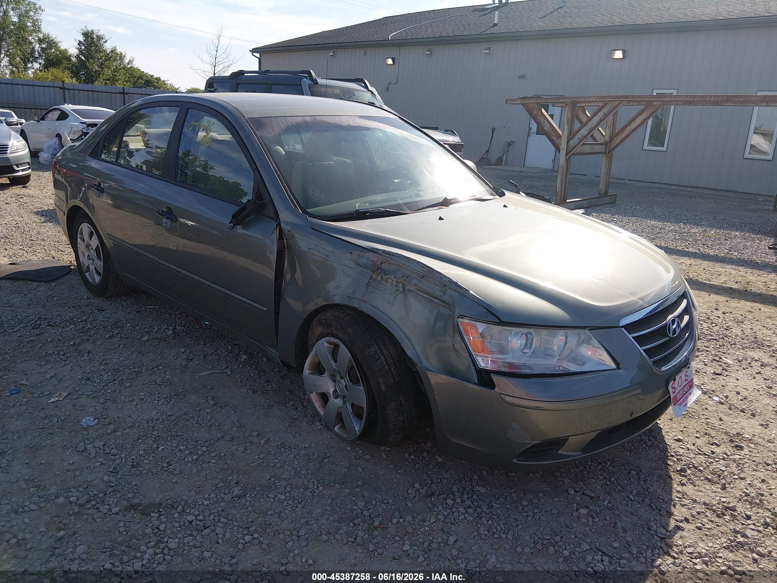 2010 Hyundai Sonata Gls Green vin: 5NPET4AC5AH611482
