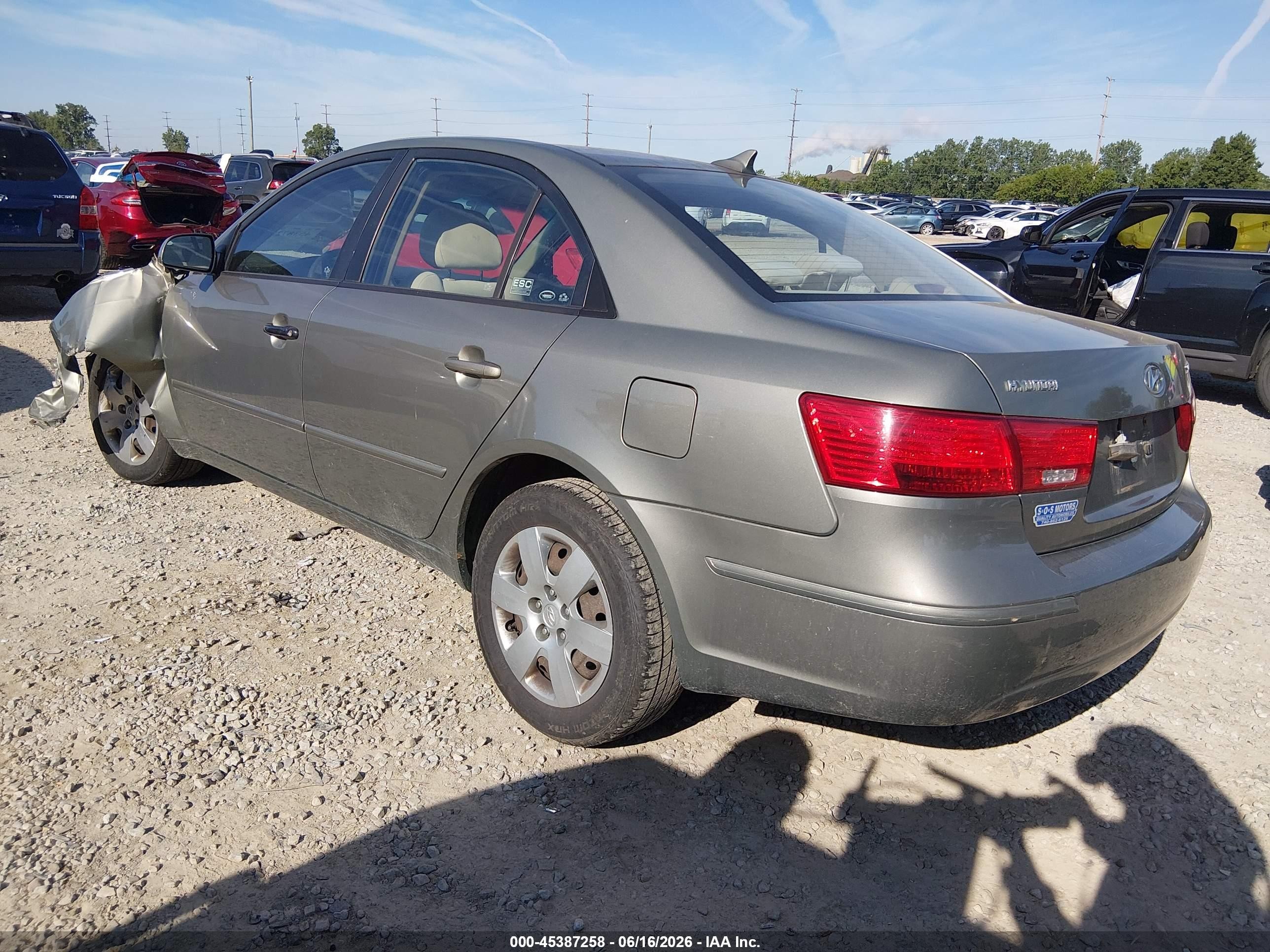 2010 Hyundai Sonata Gls Green vin: 5NPET4AC5AH611482