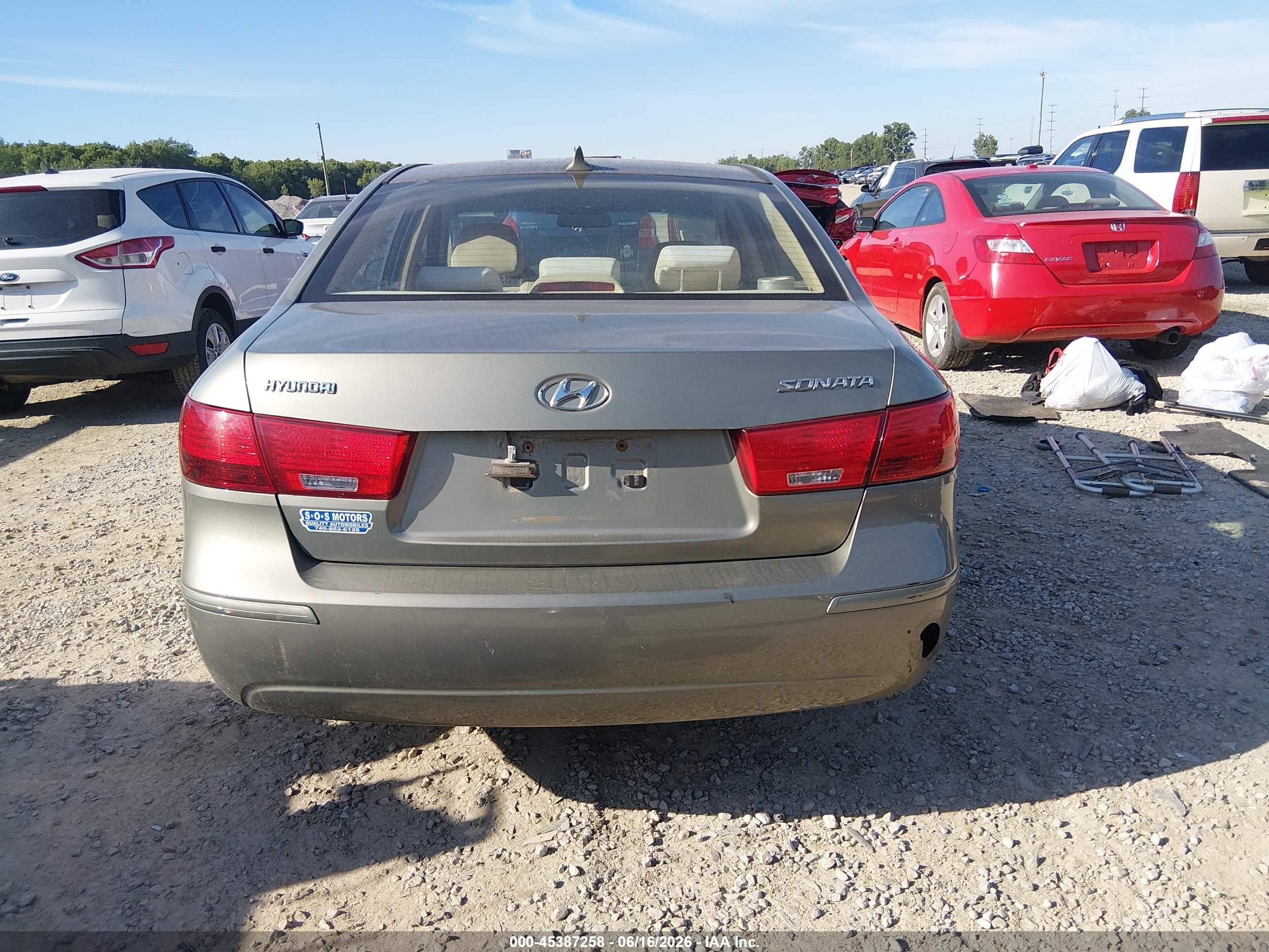2010 Hyundai Sonata Gls Green vin: 5NPET4AC5AH611482