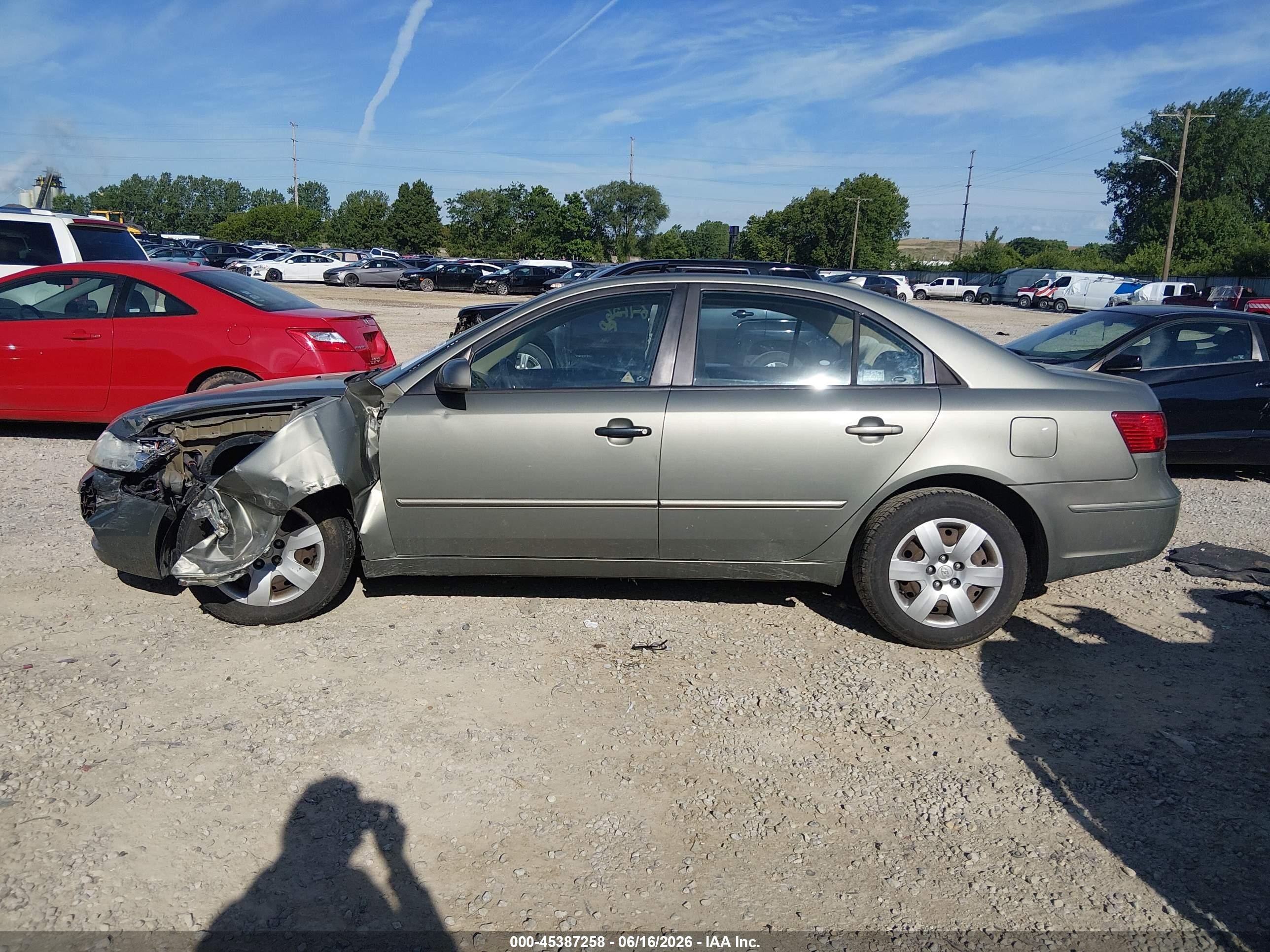 2010 Hyundai Sonata Gls Green vin: 5NPET4AC5AH611482