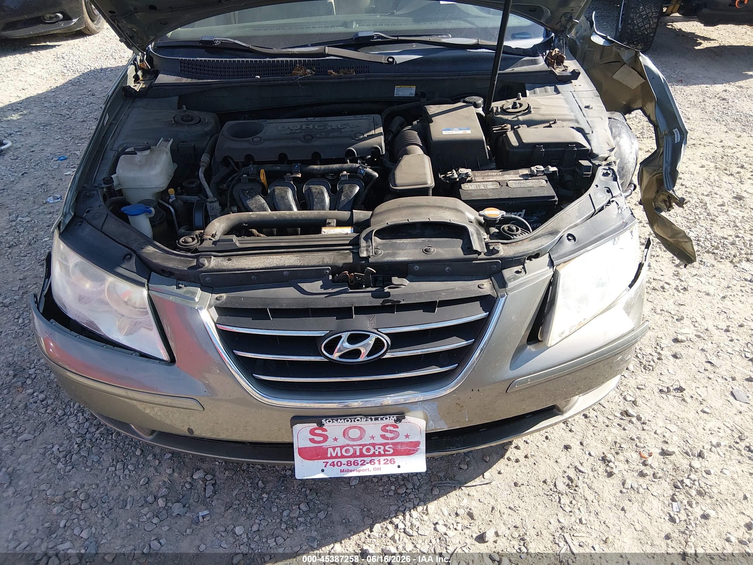 2010 Hyundai Sonata Gls Green vin: 5NPET4AC5AH611482