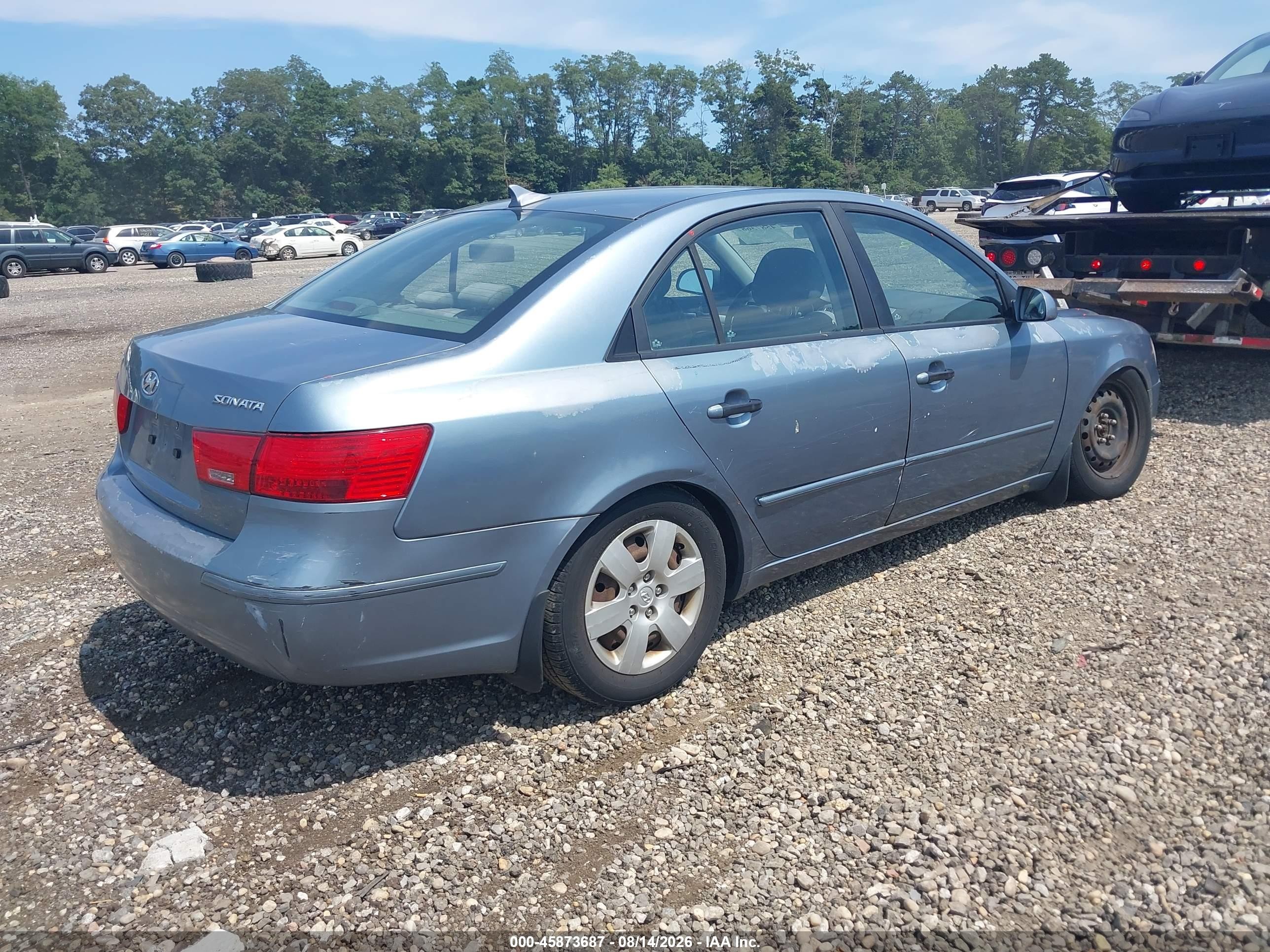 2010 Hyundai Sonata Gls Синий vin: 5NPET4AC5AH614348