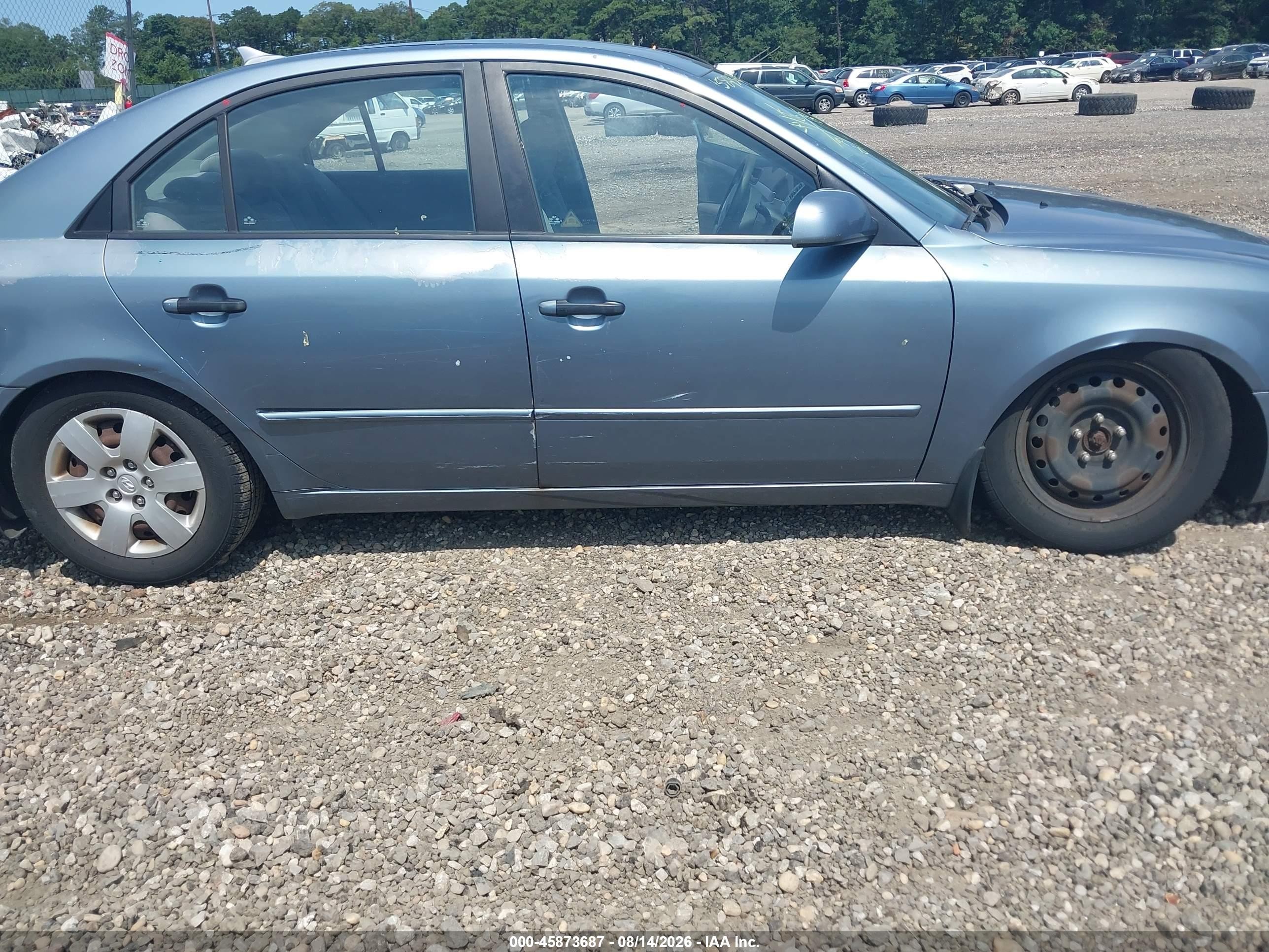 2010 Hyundai Sonata Gls Синий vin: 5NPET4AC5AH614348