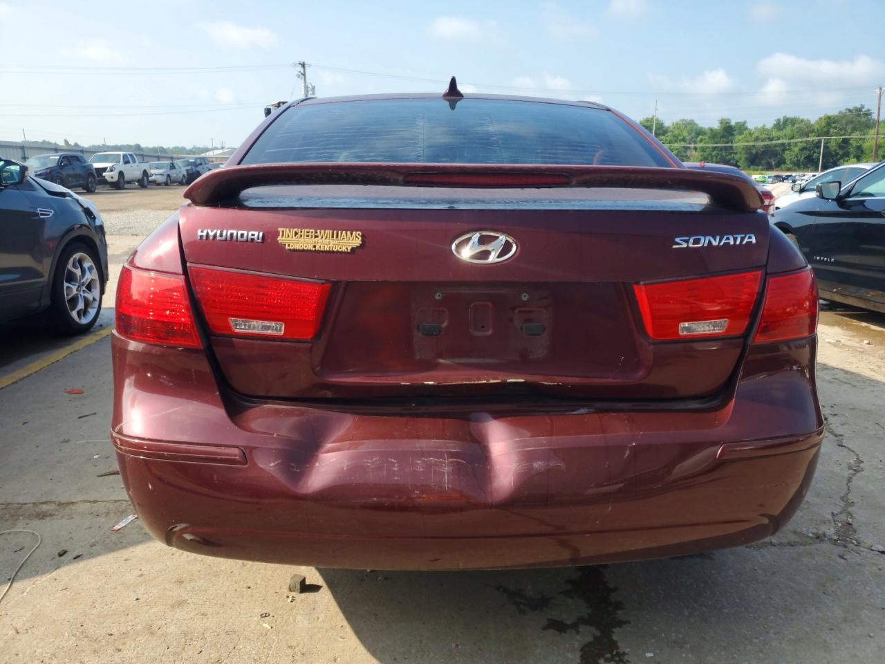 2010 Hyundai Sonata Gls Бордовый vin: 5NPET4AC5AH616018