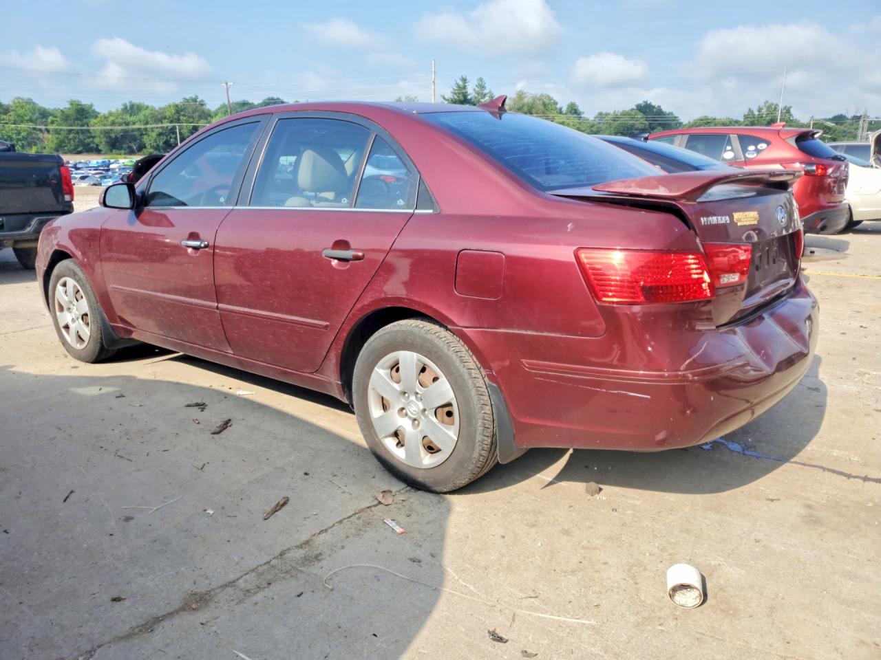 2010 Hyundai Sonata Gls Бордовый vin: 5NPET4AC5AH616018