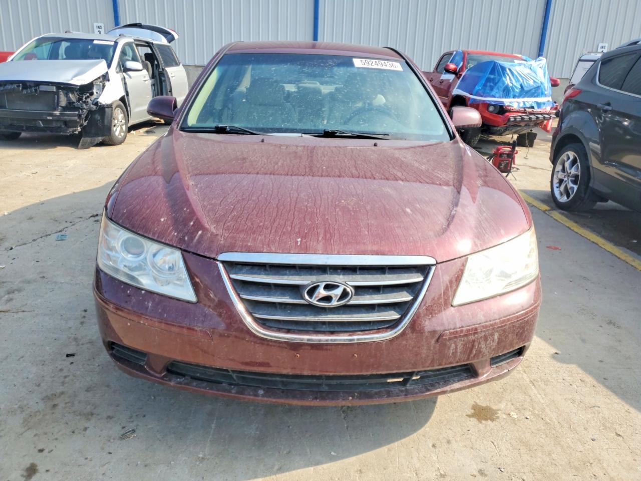 2010 Hyundai Sonata Gls Бордовый vin: 5NPET4AC5AH616018