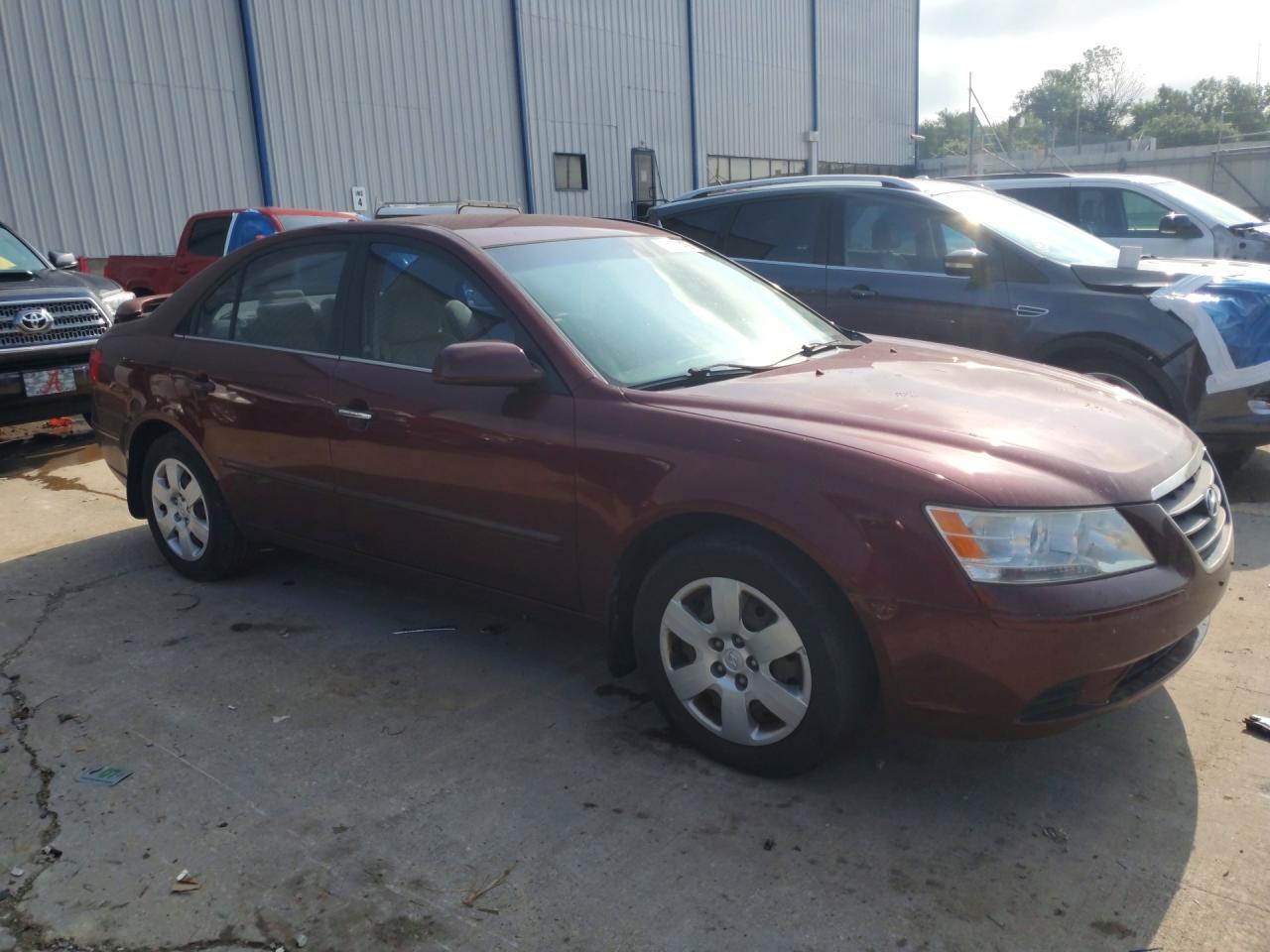 2010 Hyundai Sonata Gls Бордовый vin: 5NPET4AC5AH616018