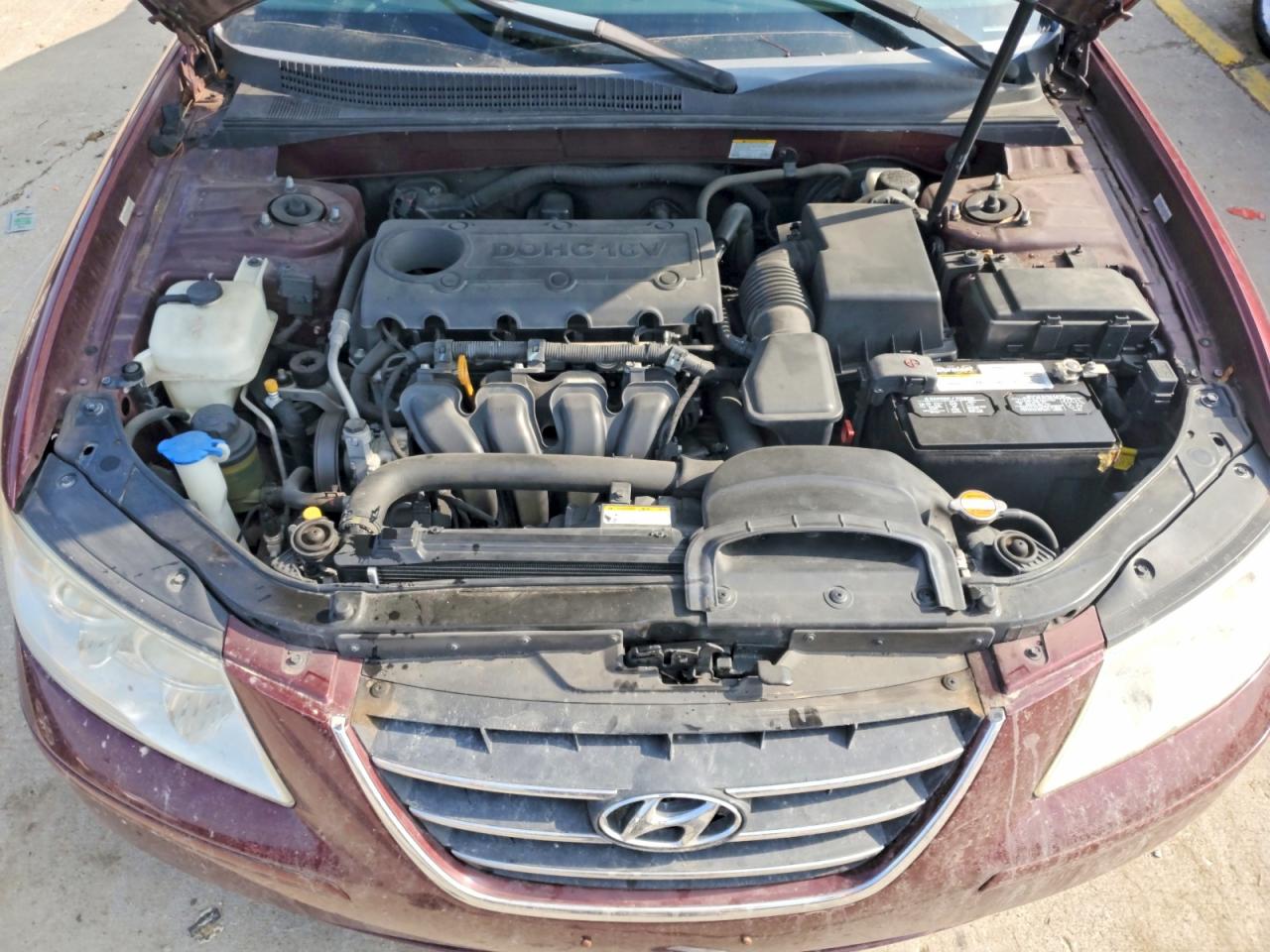 2010 Hyundai Sonata Gls Бордовый vin: 5NPET4AC5AH616018