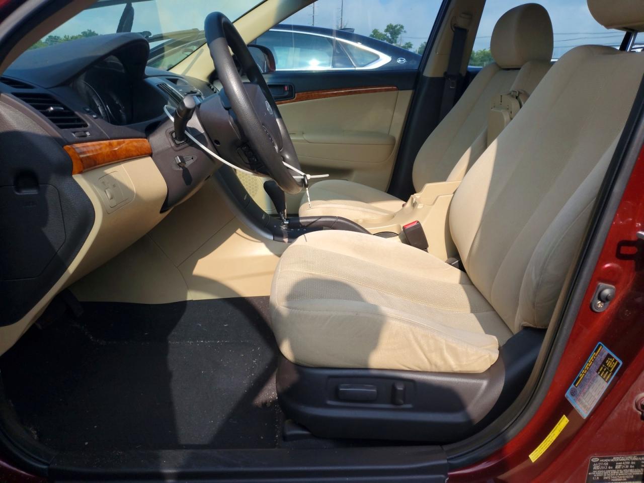 2010 Hyundai Sonata Gls Бордовый vin: 5NPET4AC5AH616018