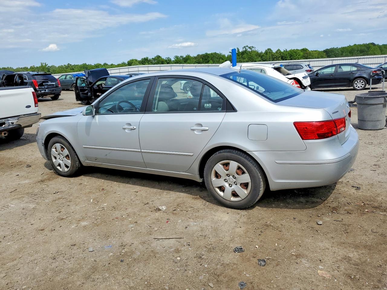 2010 Hyundai Sonata Gls Silver vin: 5NPET4AC5AH616889