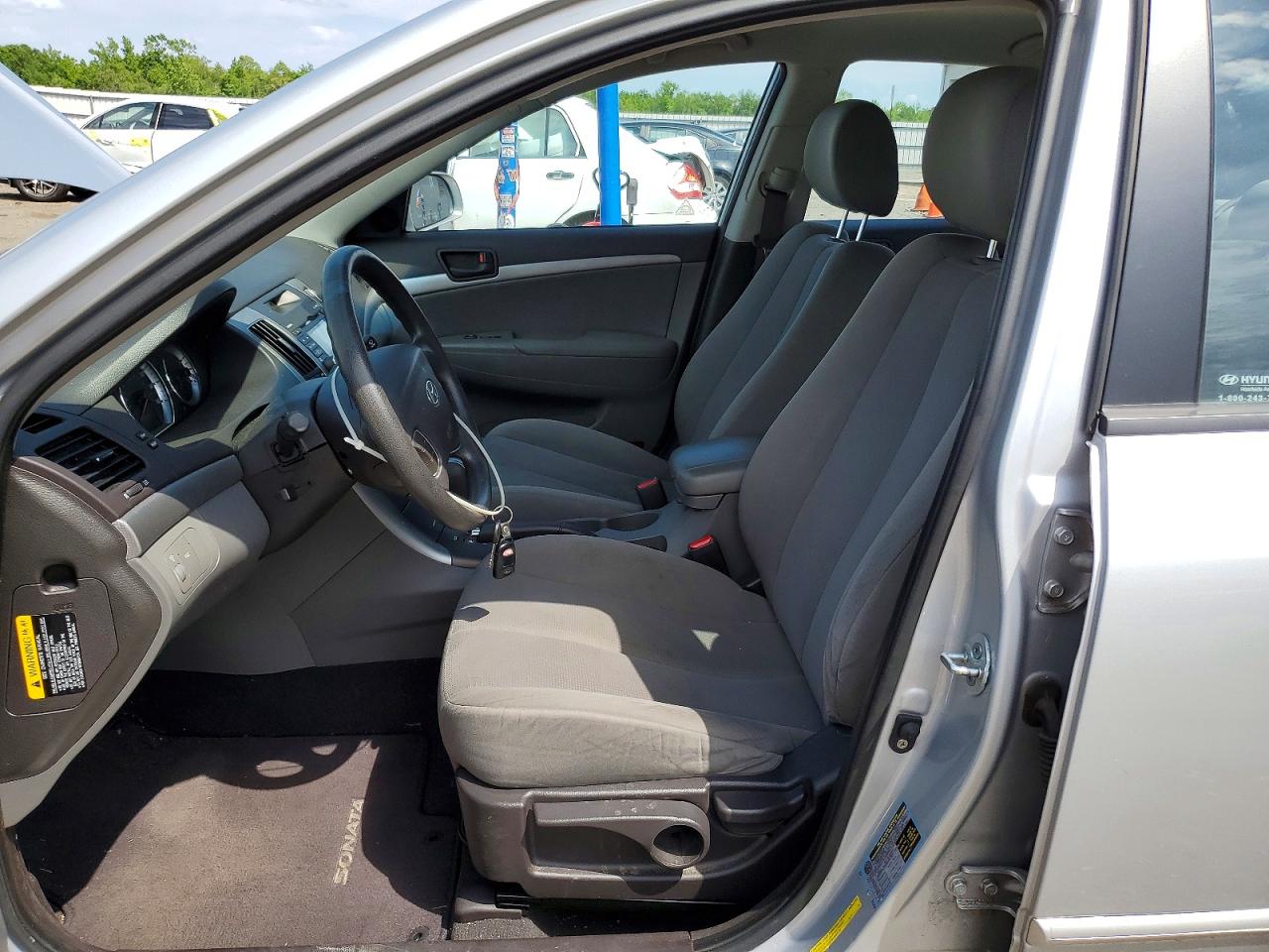 2010 Hyundai Sonata Gls Silver vin: 5NPET4AC5AH616889
