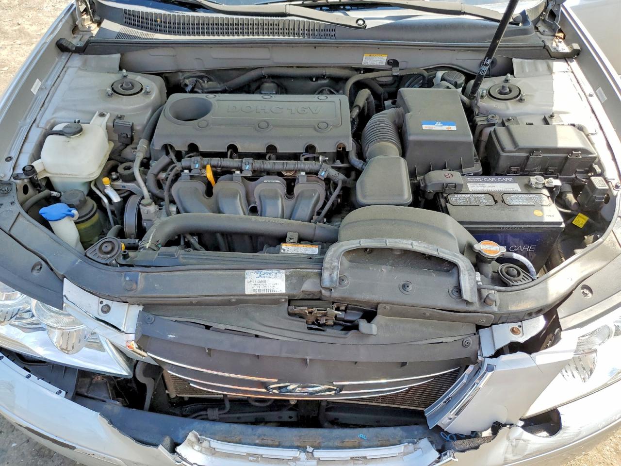 2010 Hyundai Sonata Gls Silver vin: 5NPET4AC5AH616889