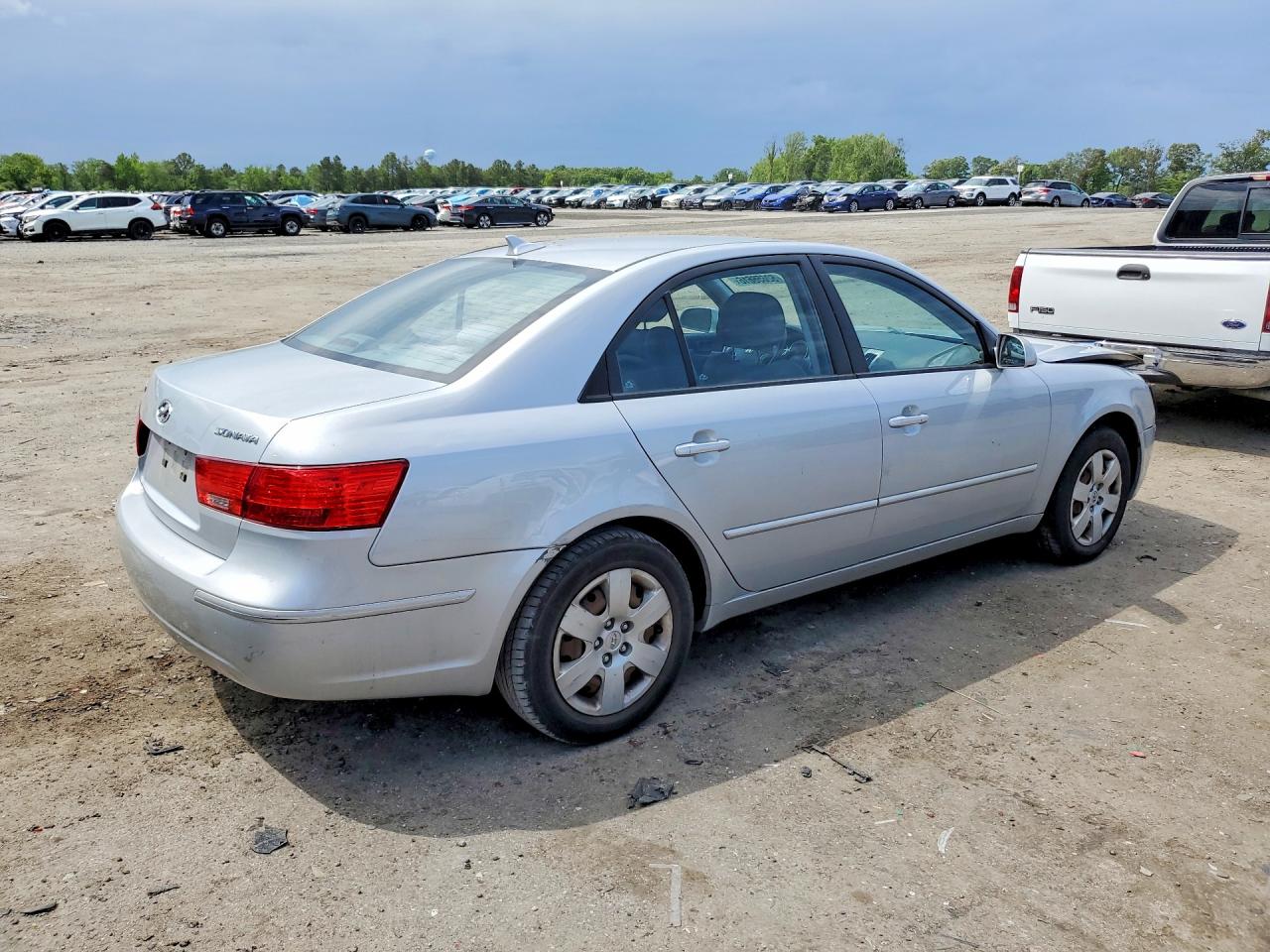 2010 Hyundai Sonata Gls Silver vin: 5NPET4AC5AH616889