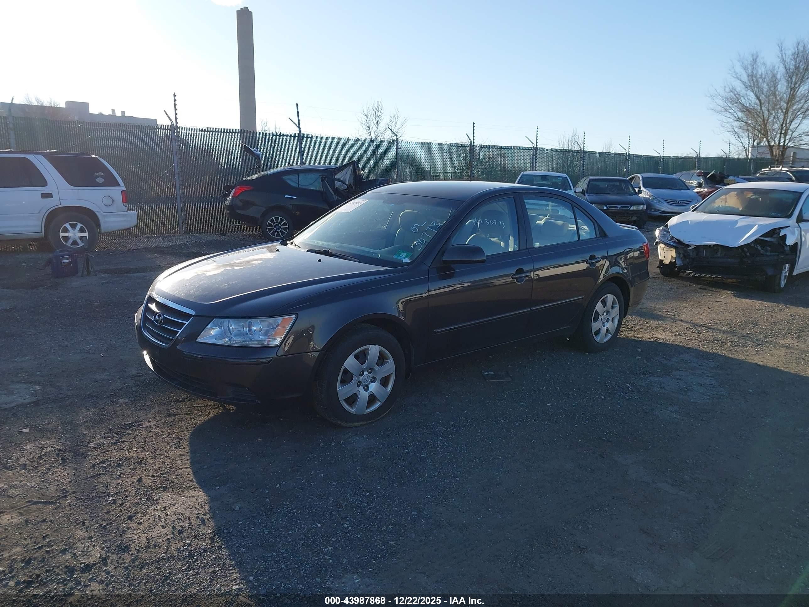2010 Hyundai Sonata Gls Gray vin: 5NPET4AC5AH617783