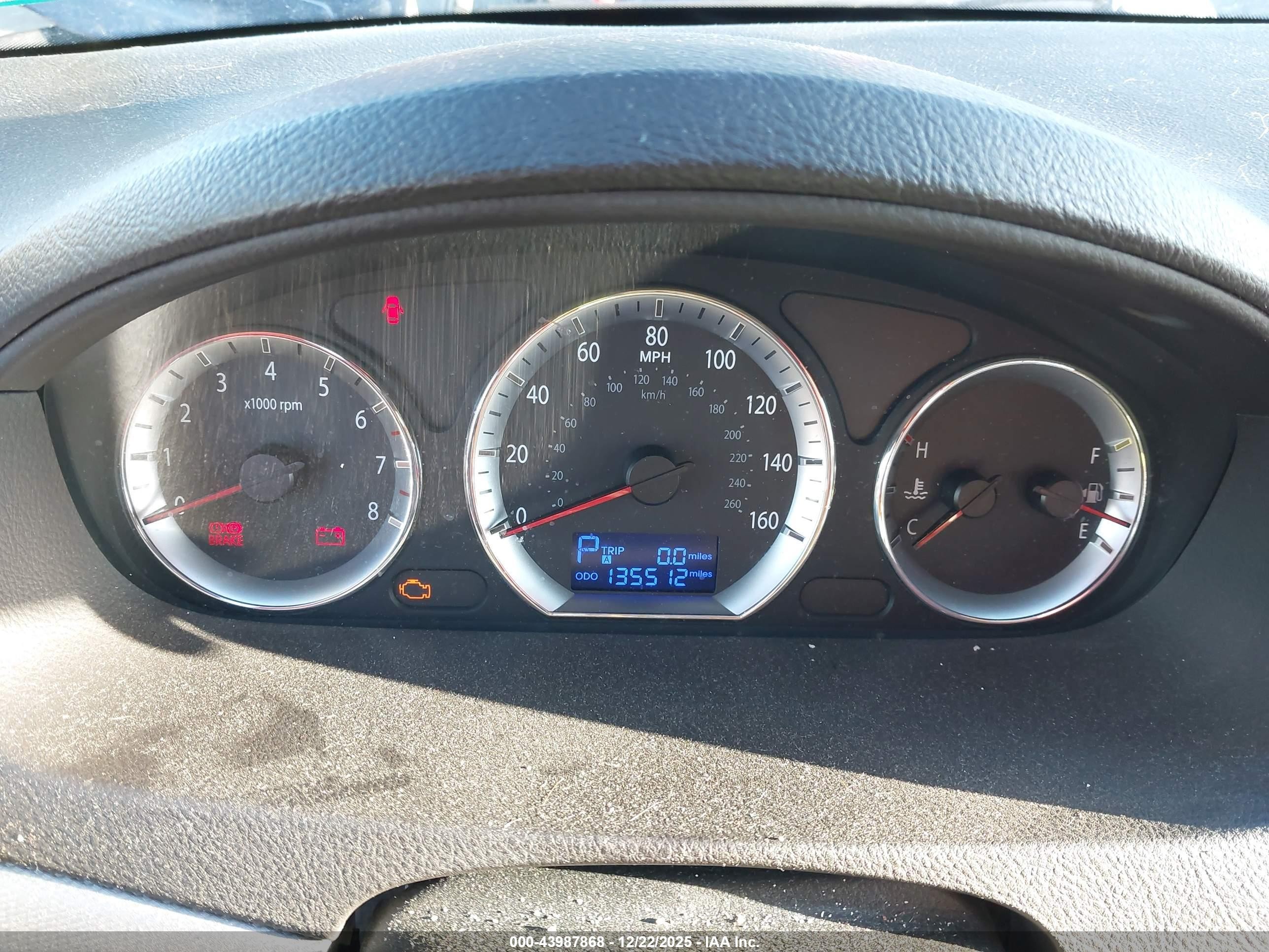 2010 Hyundai Sonata Gls Gray vin: 5NPET4AC5AH617783