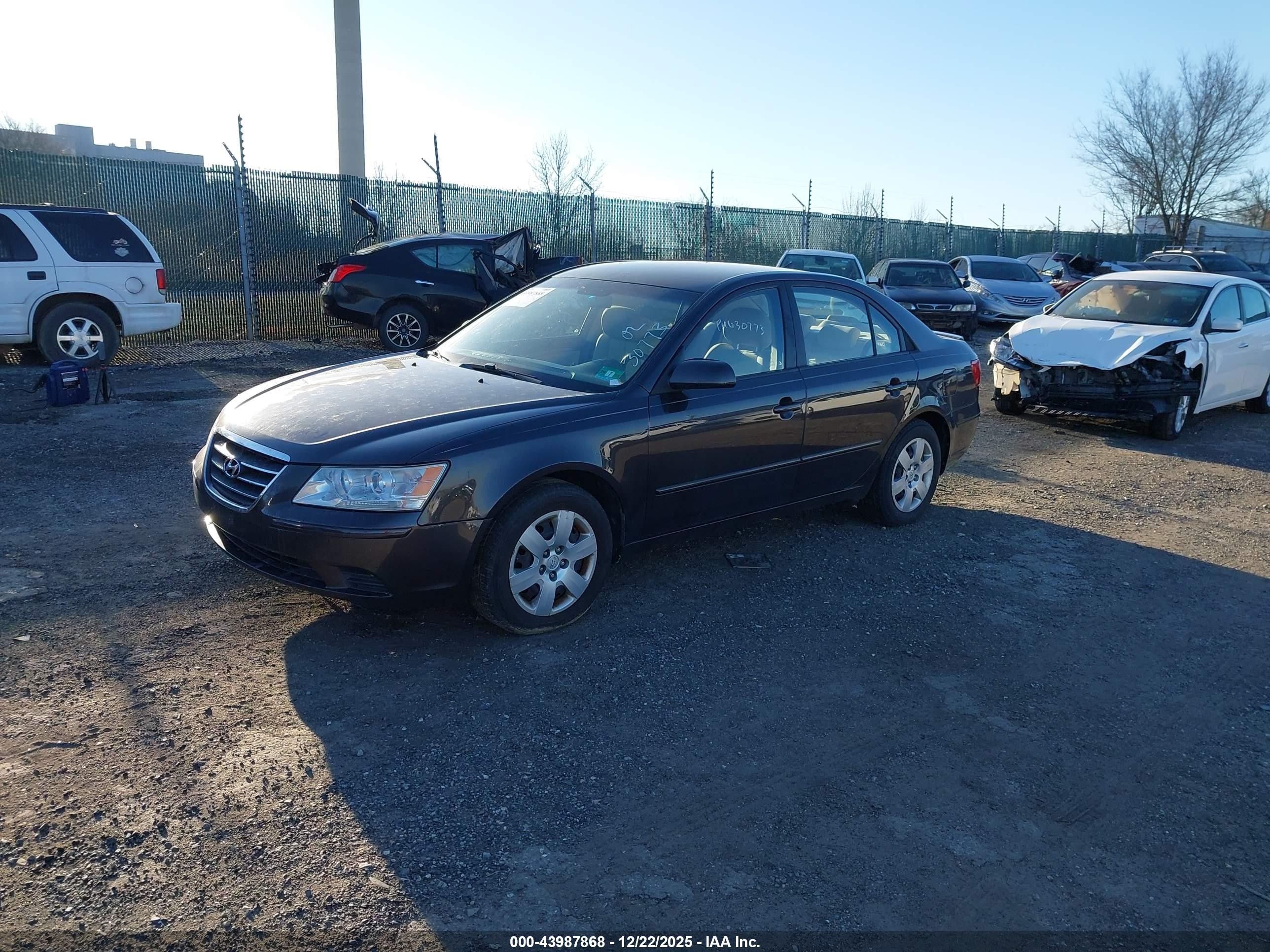 2010 Hyundai Sonata Gls Gray vin: 5NPET4AC5AH617783