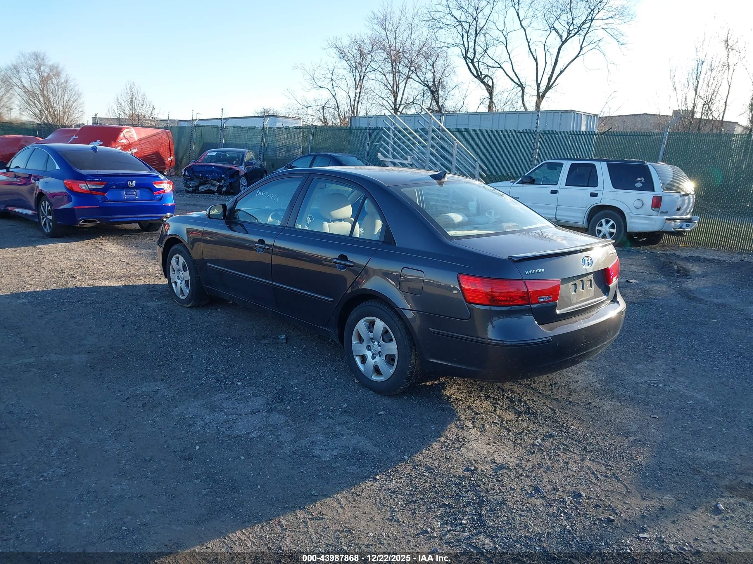 2010 Hyundai Sonata Gls Gray vin: 5NPET4AC5AH617783