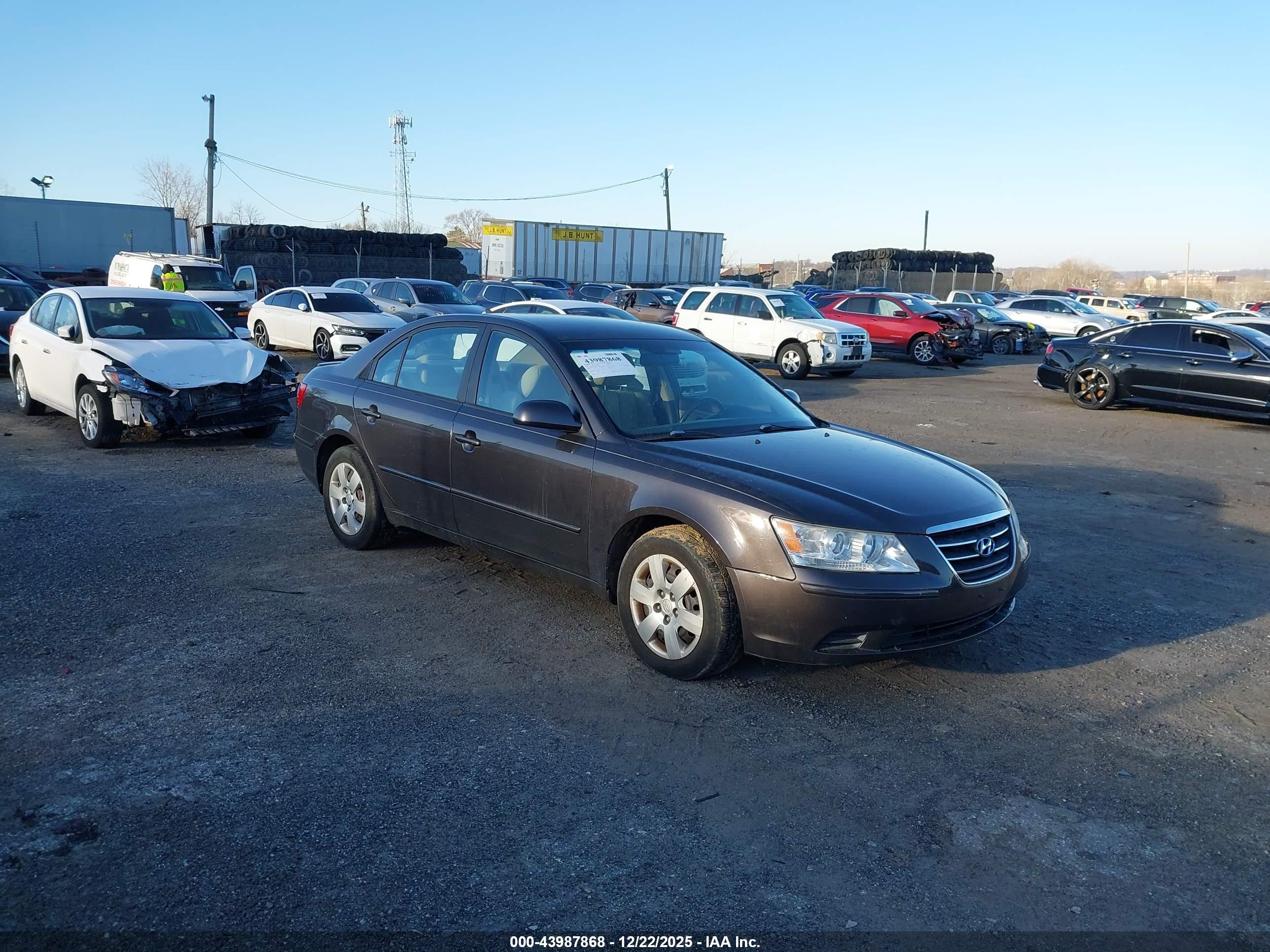 2010 Hyundai Sonata Gls Gray vin: 5NPET4AC5AH617783