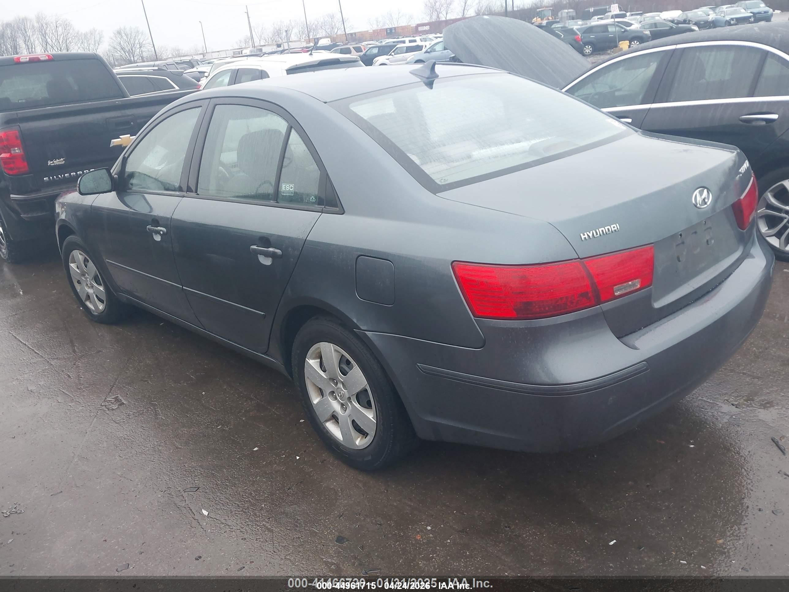 2010 Hyundai Sonata Gls Blue vin: 5NPET4AC5AH630825