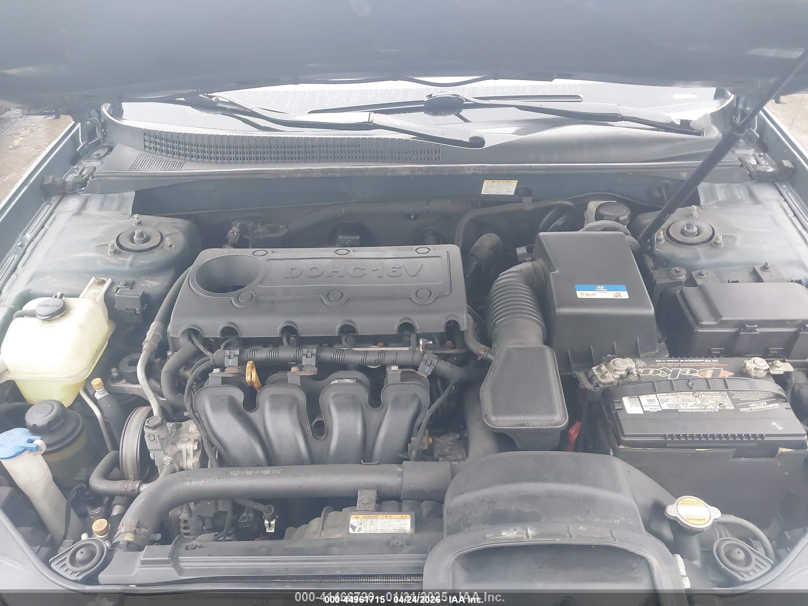 2010 Hyundai Sonata Gls Blue vin: 5NPET4AC5AH630825