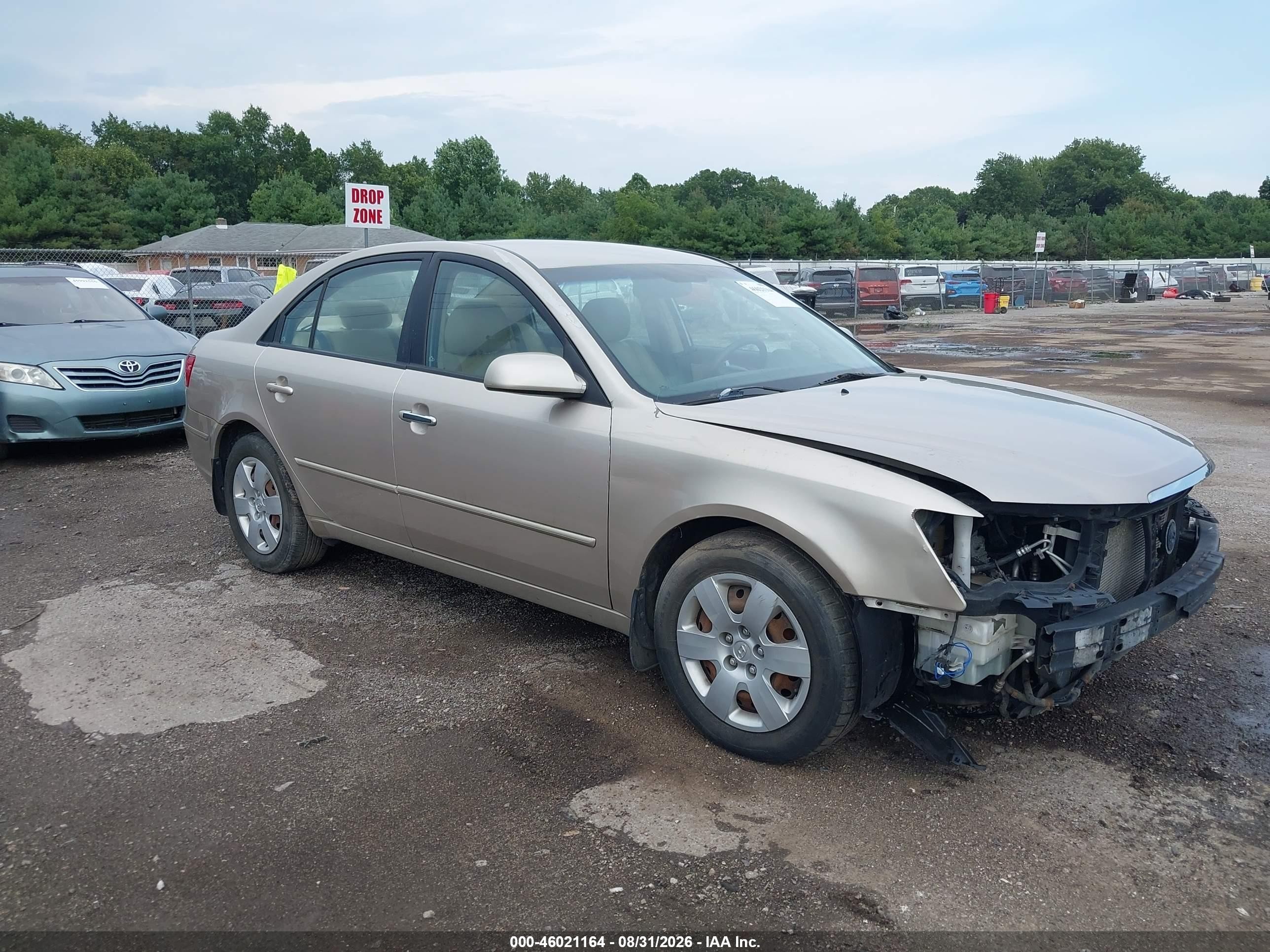 2010 Hyundai Sonata Gls Gold vin: 5NPET4AC5AH643395