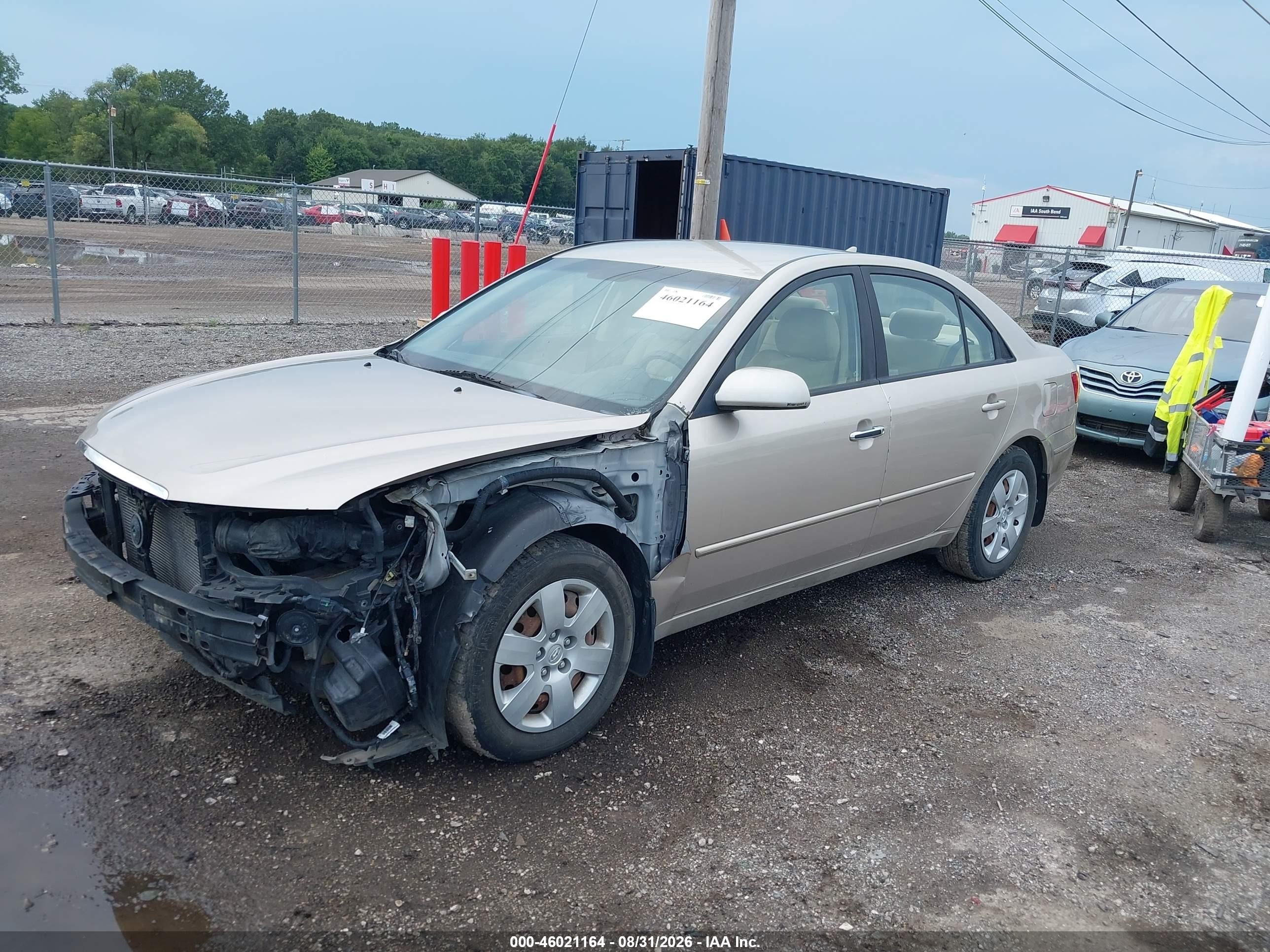 2010 Hyundai Sonata Gls Gold vin: 5NPET4AC5AH643395