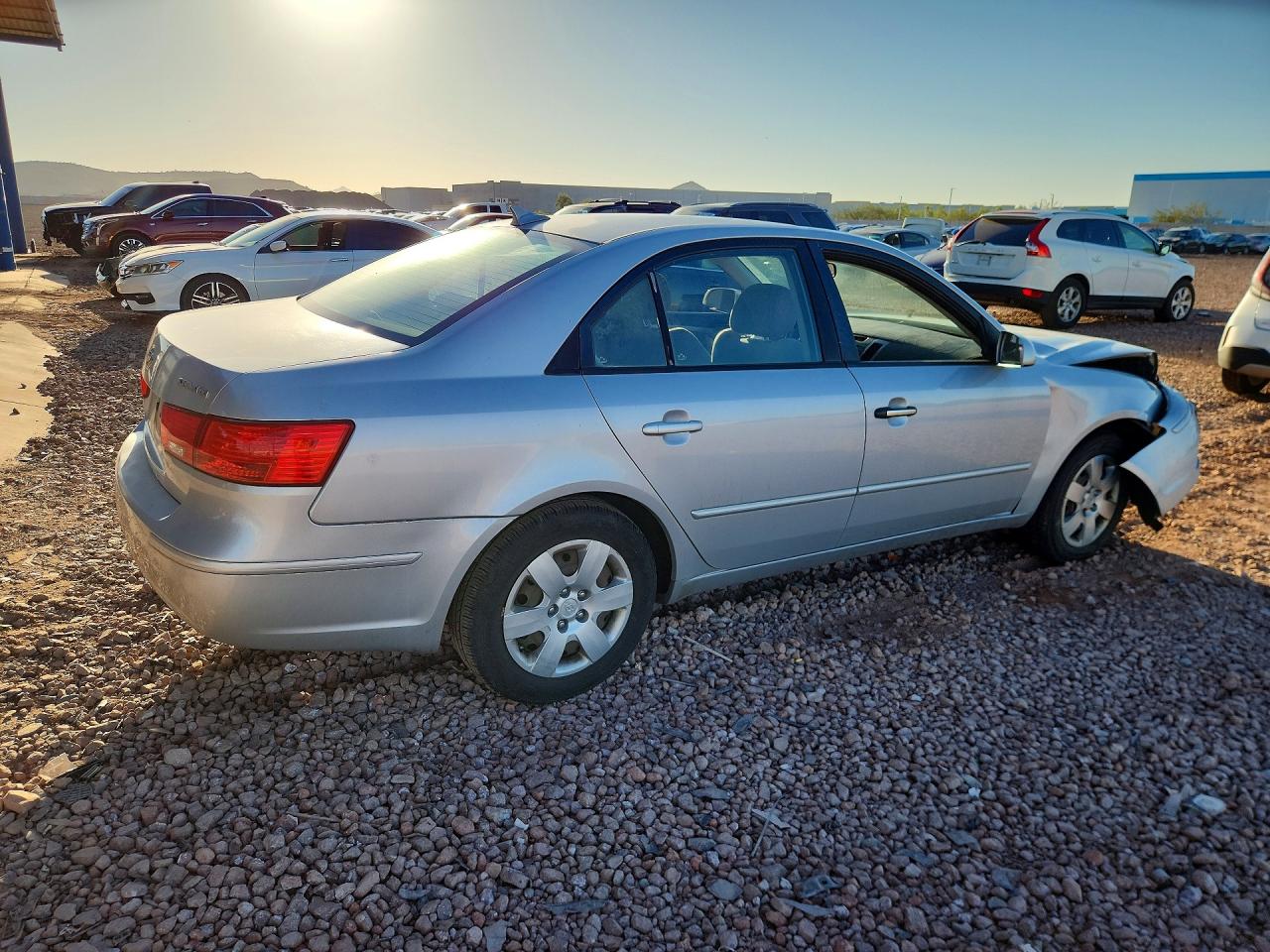 2010 Hyundai Sonata Gls Silver vin: 5NPET4AC6AH577889