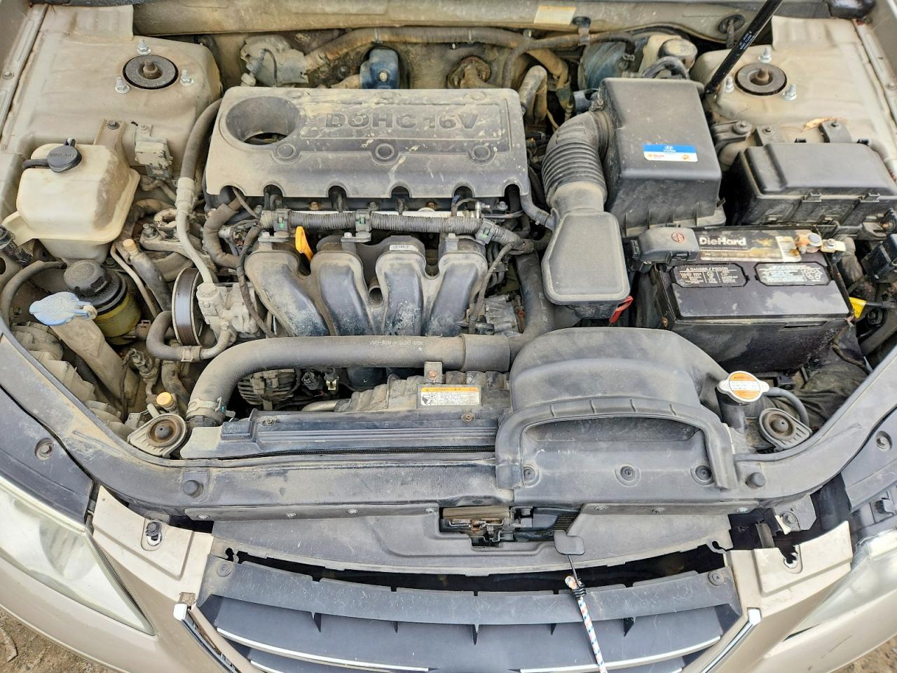 2010 Hyundai Sonata Gls Желто-коричневый vin: 5NPET4AC6AH584180