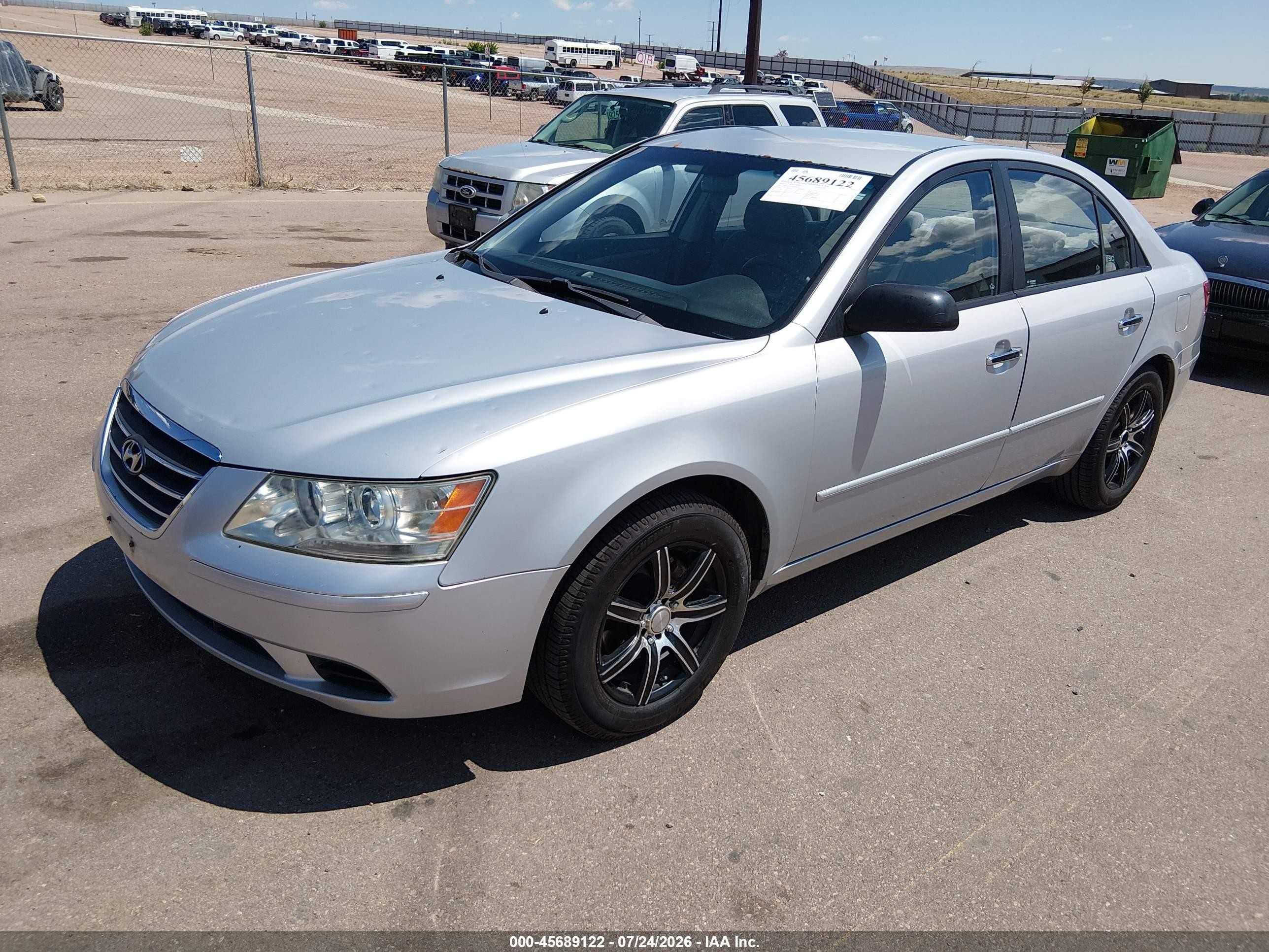 2010 Hyundai Sonata Gls Silver vin: 5NPET4AC6AH594191