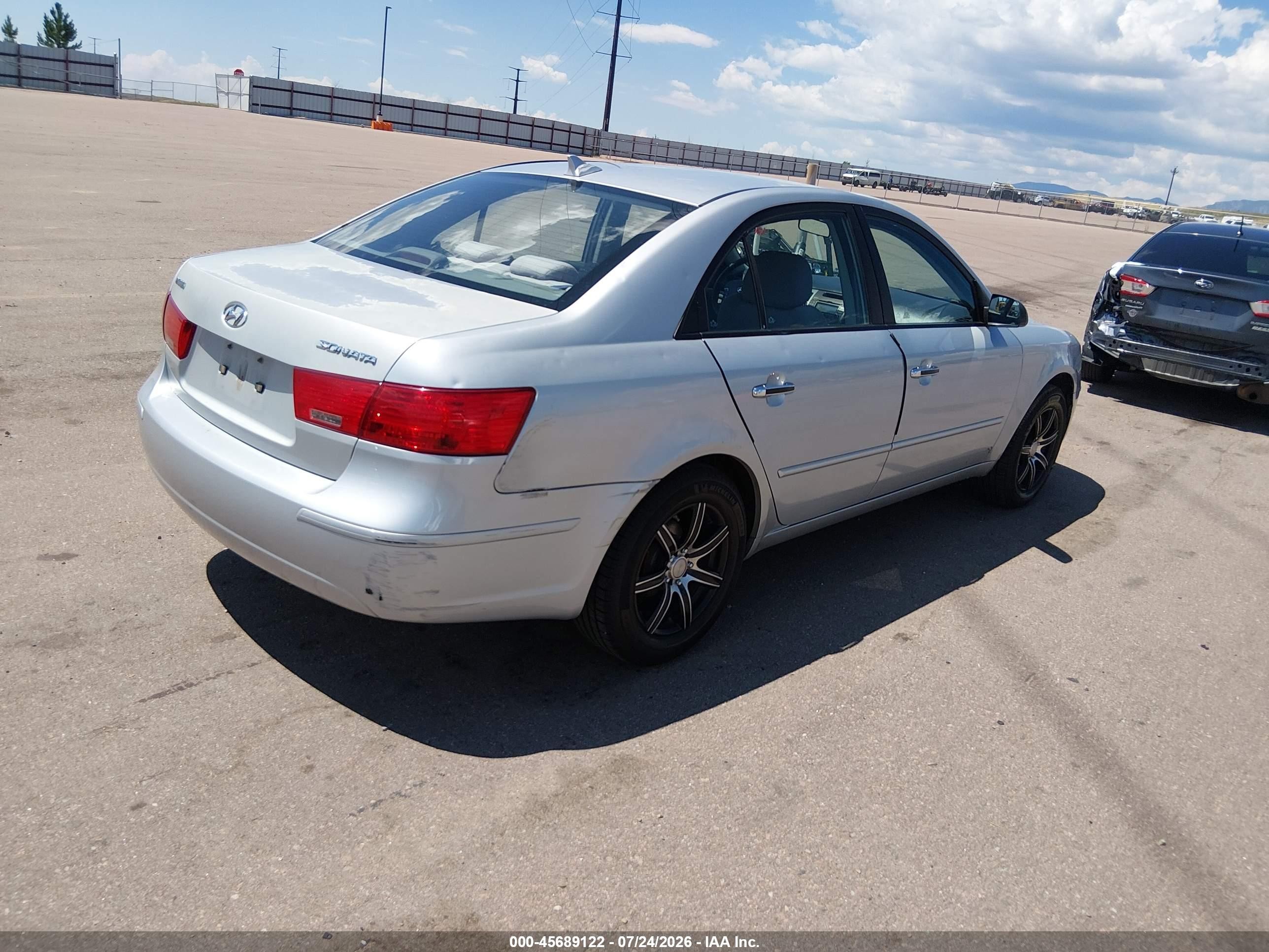 2010 Hyundai Sonata Gls Silver vin: 5NPET4AC6AH594191