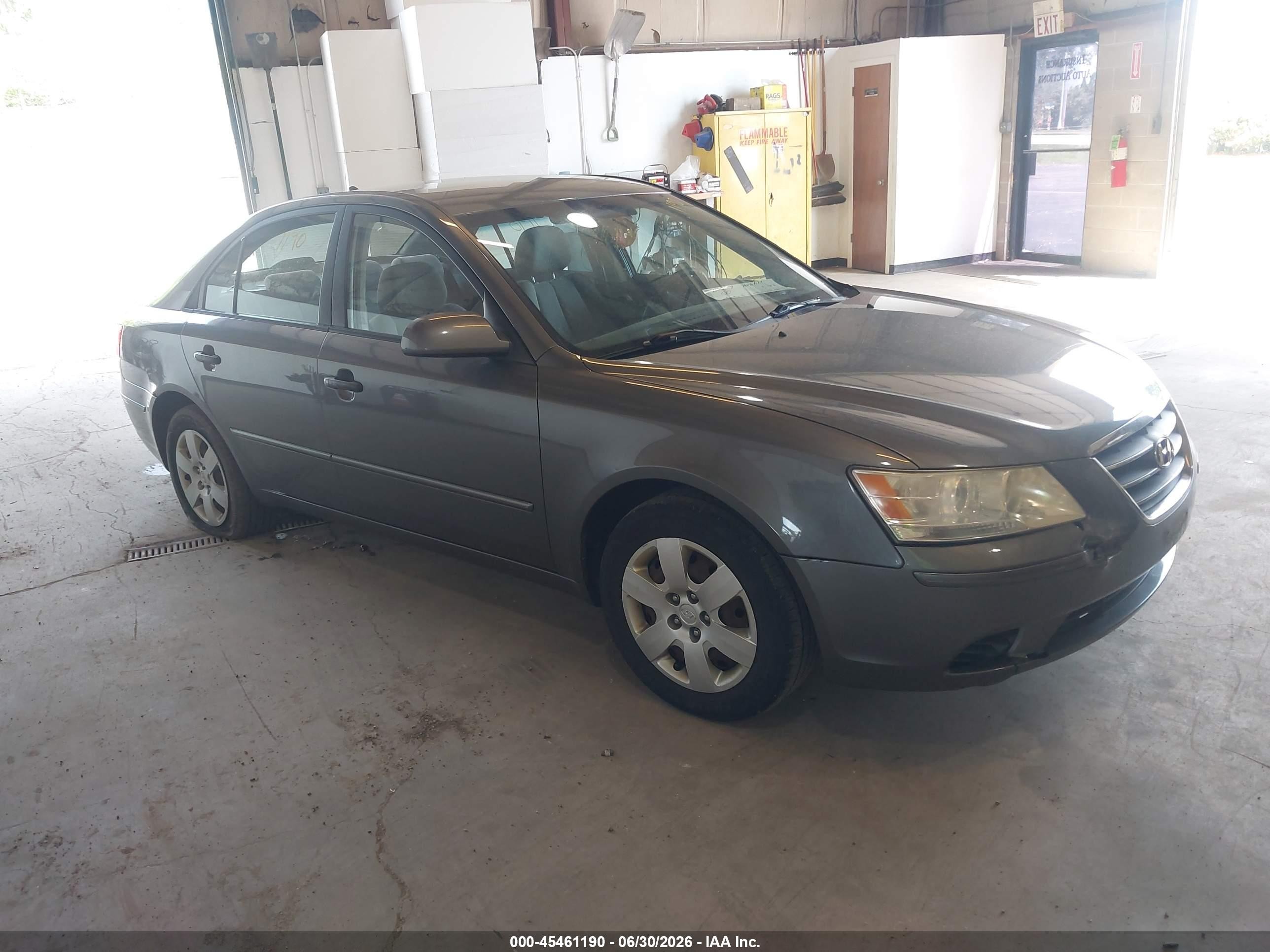 2010 Hyundai Sonata Gls Серый vin: 5NPET4AC6AH598063