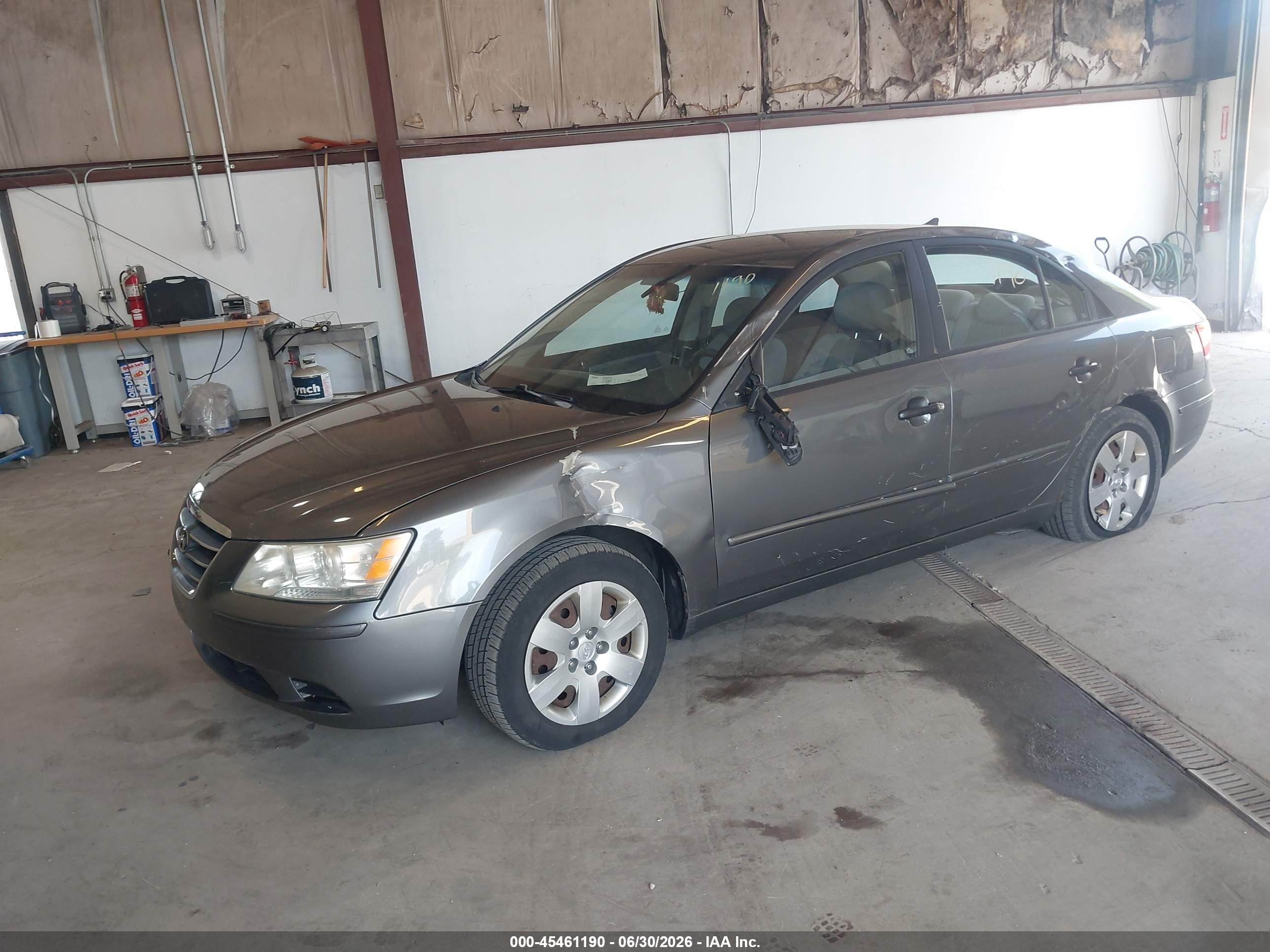 2010 Hyundai Sonata Gls Gray vin: 5NPET4AC6AH598063
