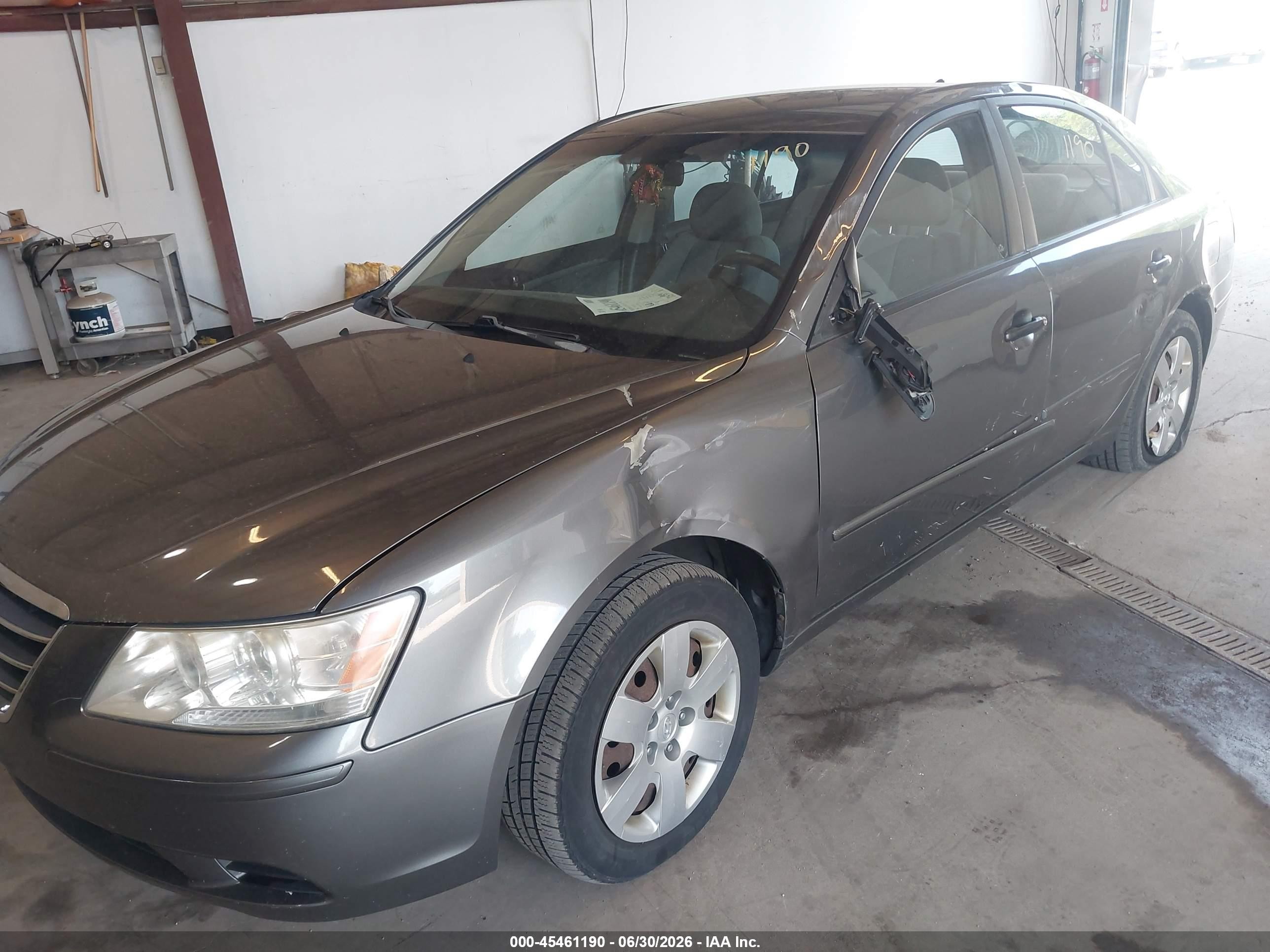 2010 Hyundai Sonata Gls Gray vin: 5NPET4AC6AH598063