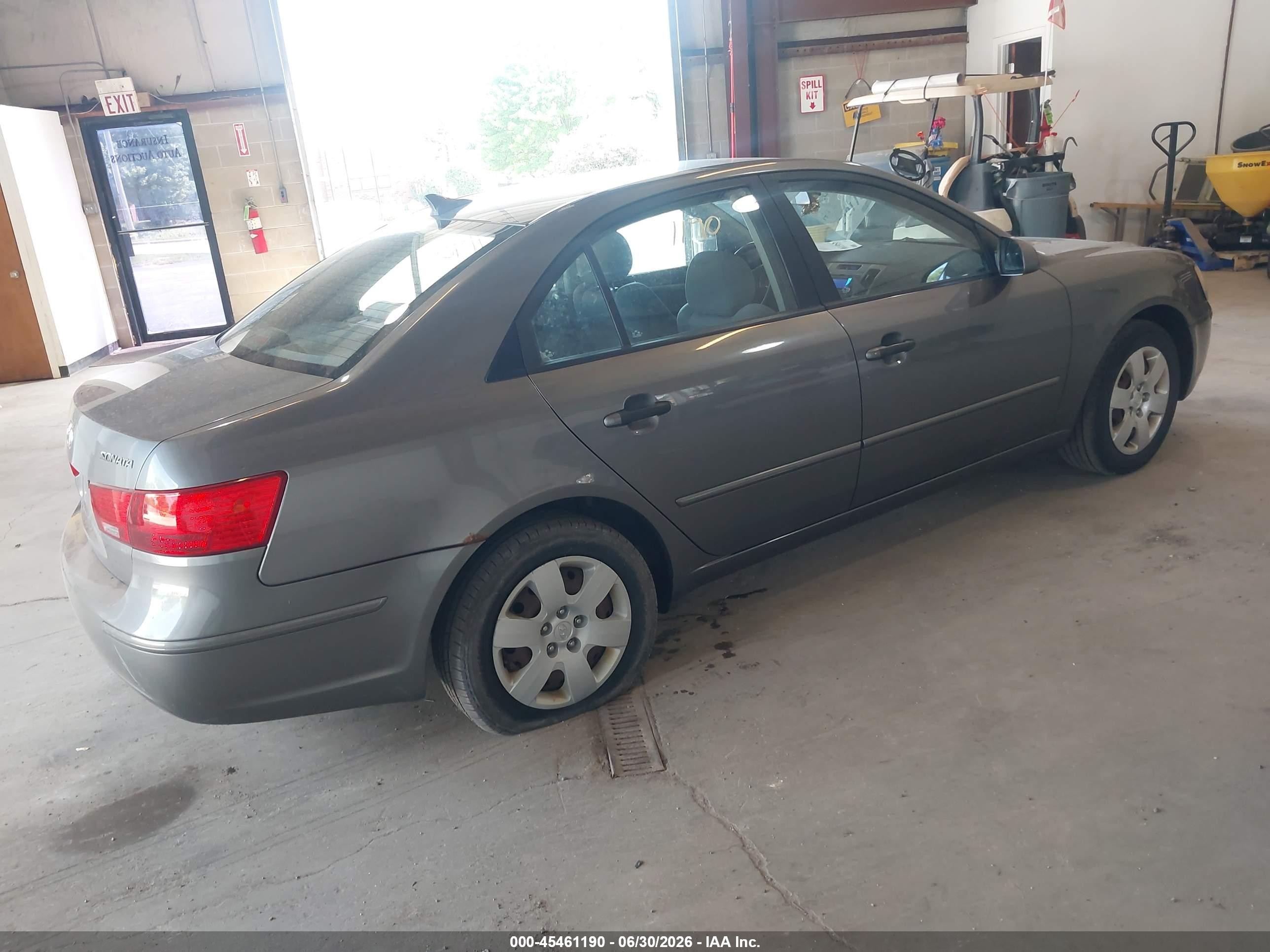 2010 Hyundai Sonata Gls Gray vin: 5NPET4AC6AH598063