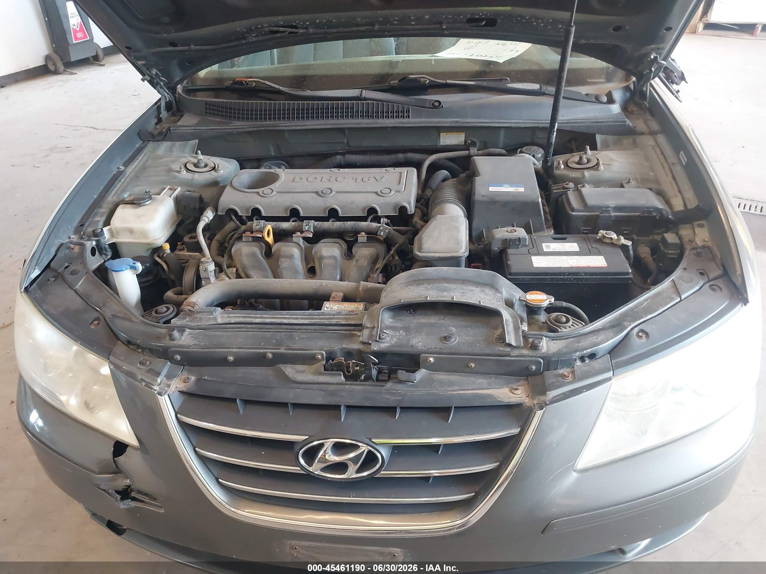 2010 Hyundai Sonata Gls Gray vin: 5NPET4AC6AH598063